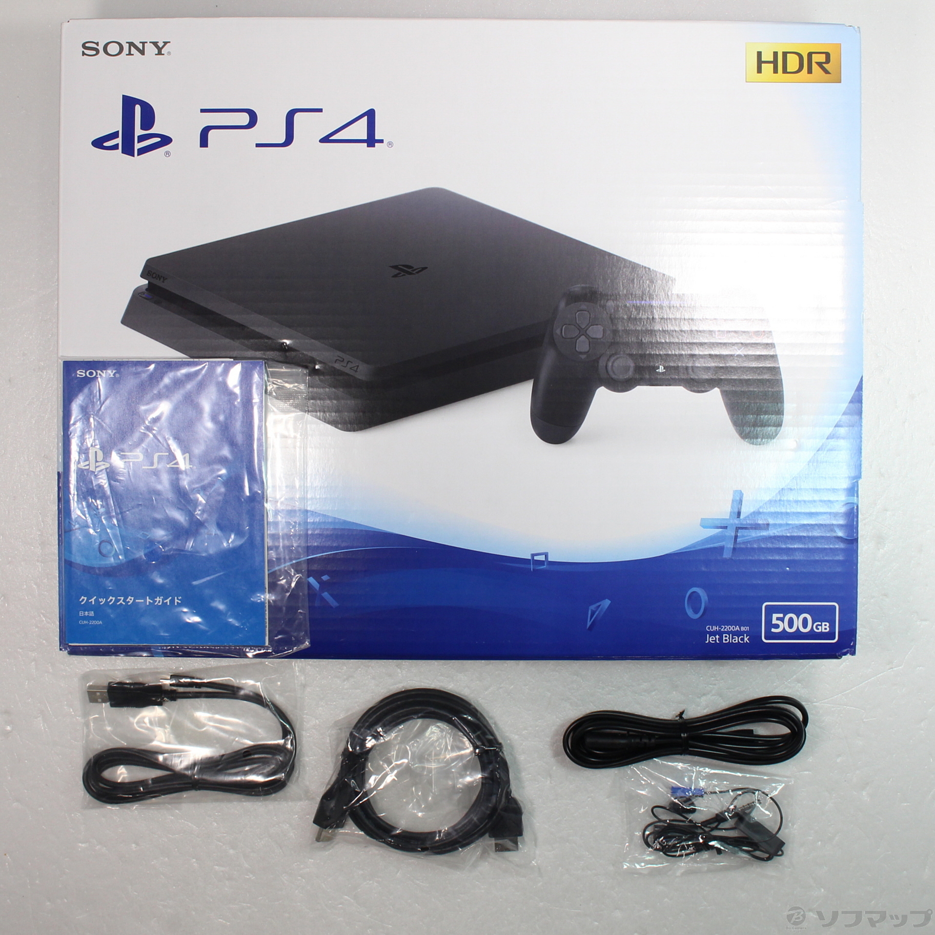 中古】PlayStation ジェット・ブラック 500GB CUH-2200AB01 [2133045828693]  リコレ！|ソフマップの中古通販サイト