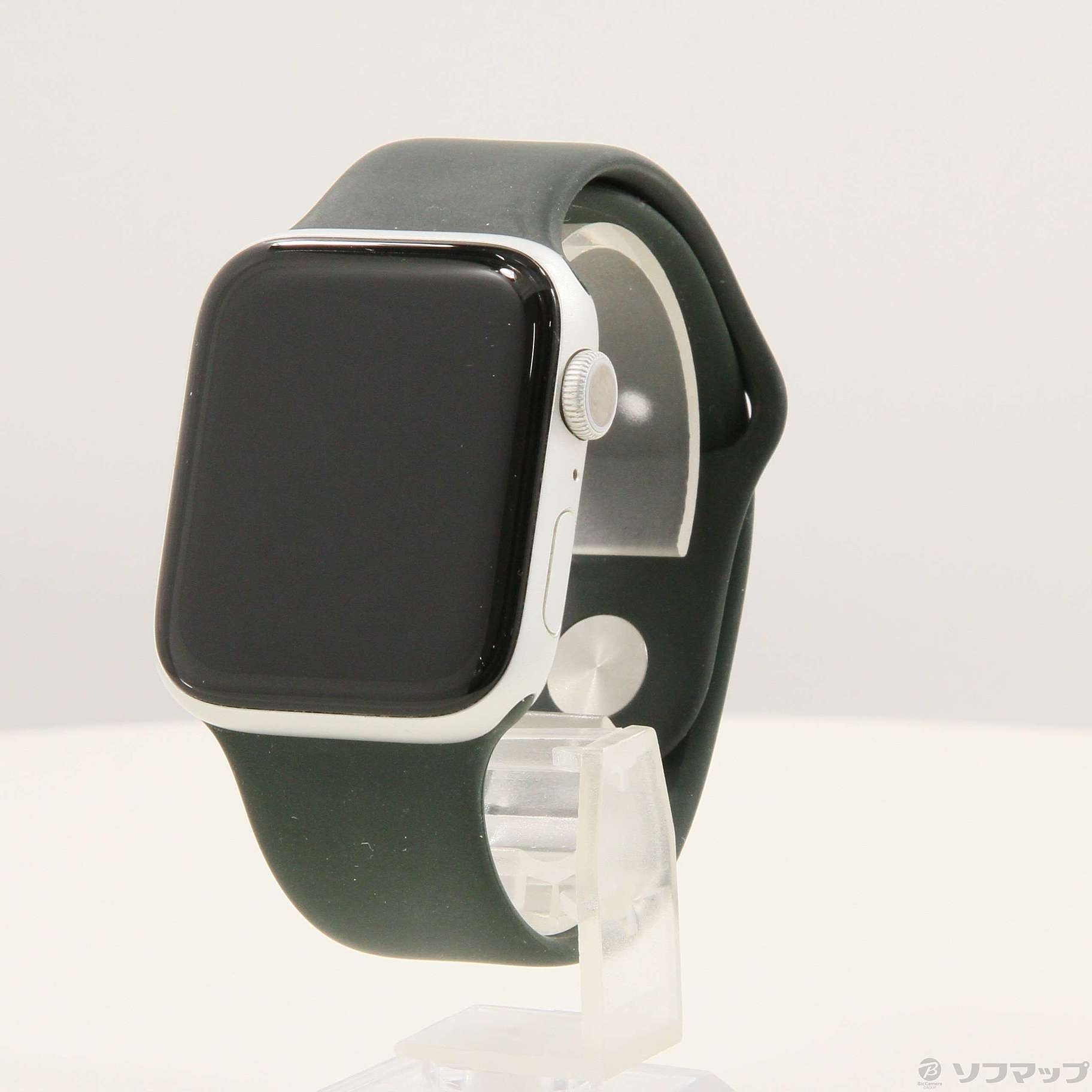 Apple Watch Series 6 GPS 44mm シルバーアルミニウムケース キプロスグリーンスポーツバンド