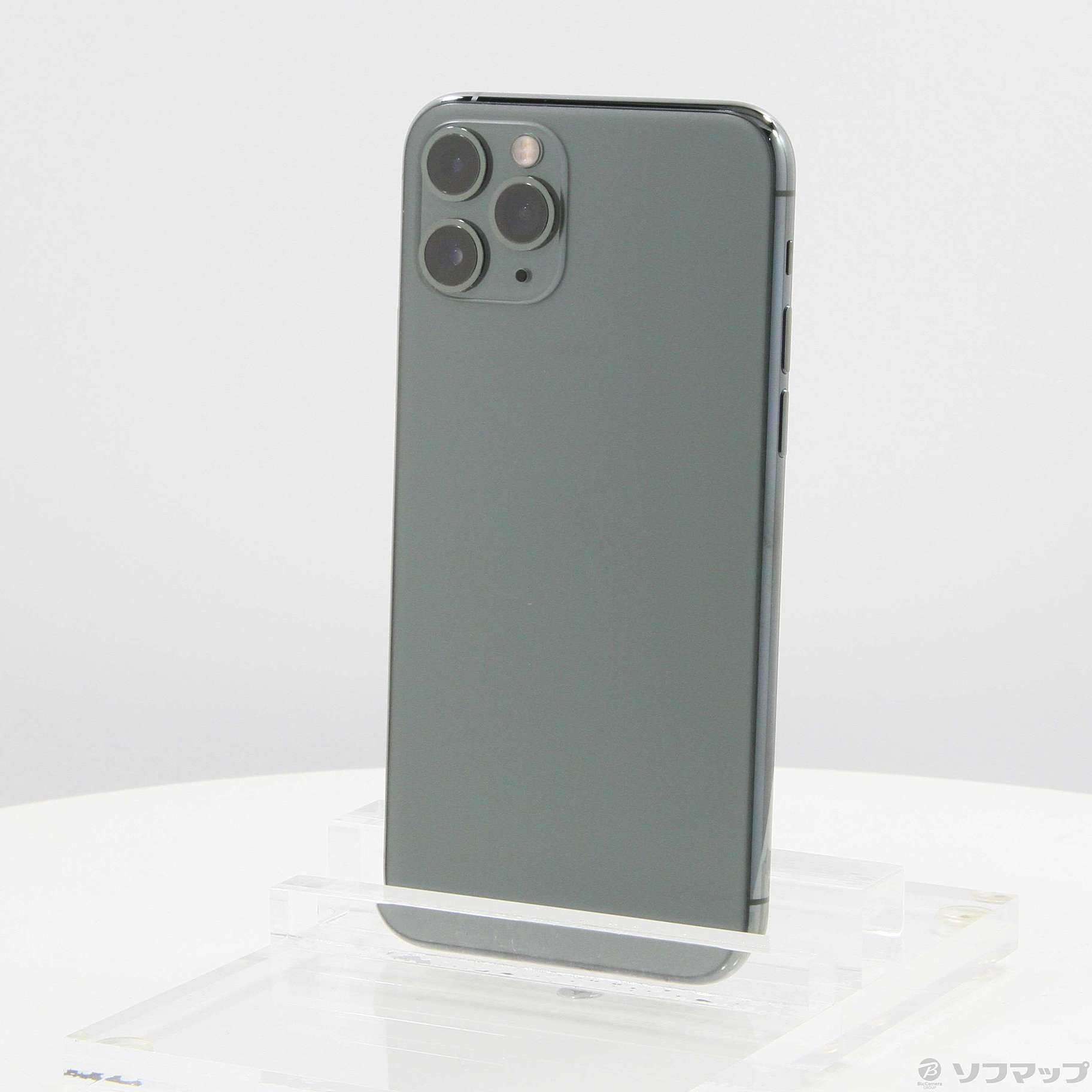 中古】iPhone11 Pro 256GB ミッドナイトグリーン MWCC2J／A SIMフリー