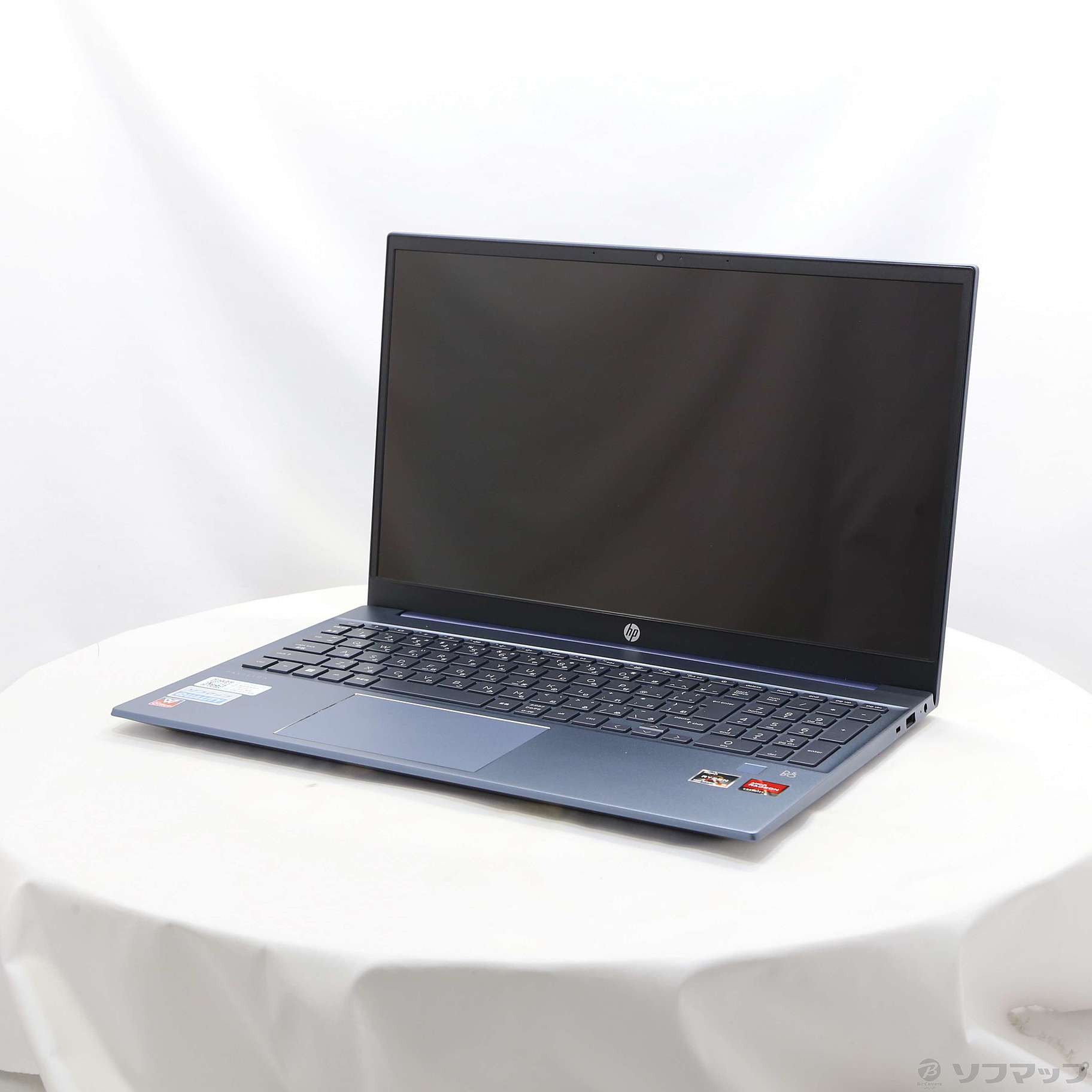 中古】HP Pavilion 15-eh1078AU 4D8K2PA-AAAA フォグブルー