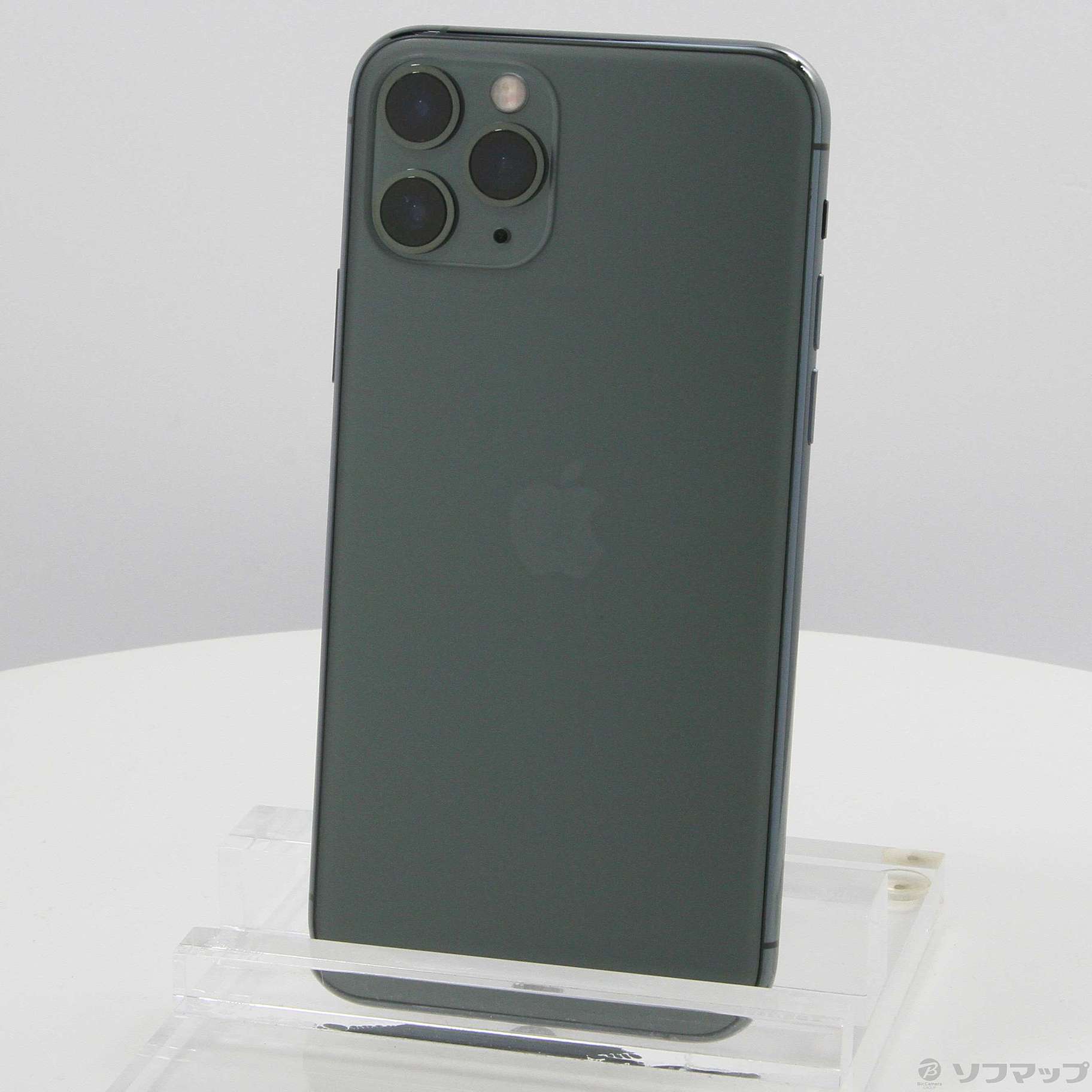 中古】iPhone11 Pro 64GB ミッドナイトグリーン MWC62J／A SIMフリー