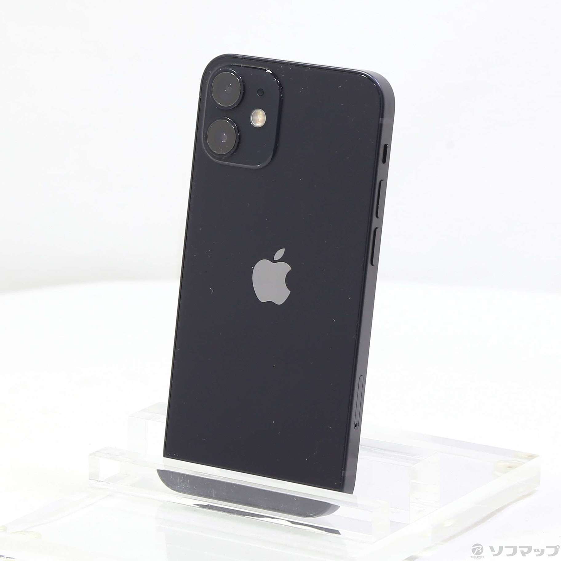 (中古)Apple iPhone12 mini 128GB ブラック MGDJ3J/A SIMフリー(368-ud)