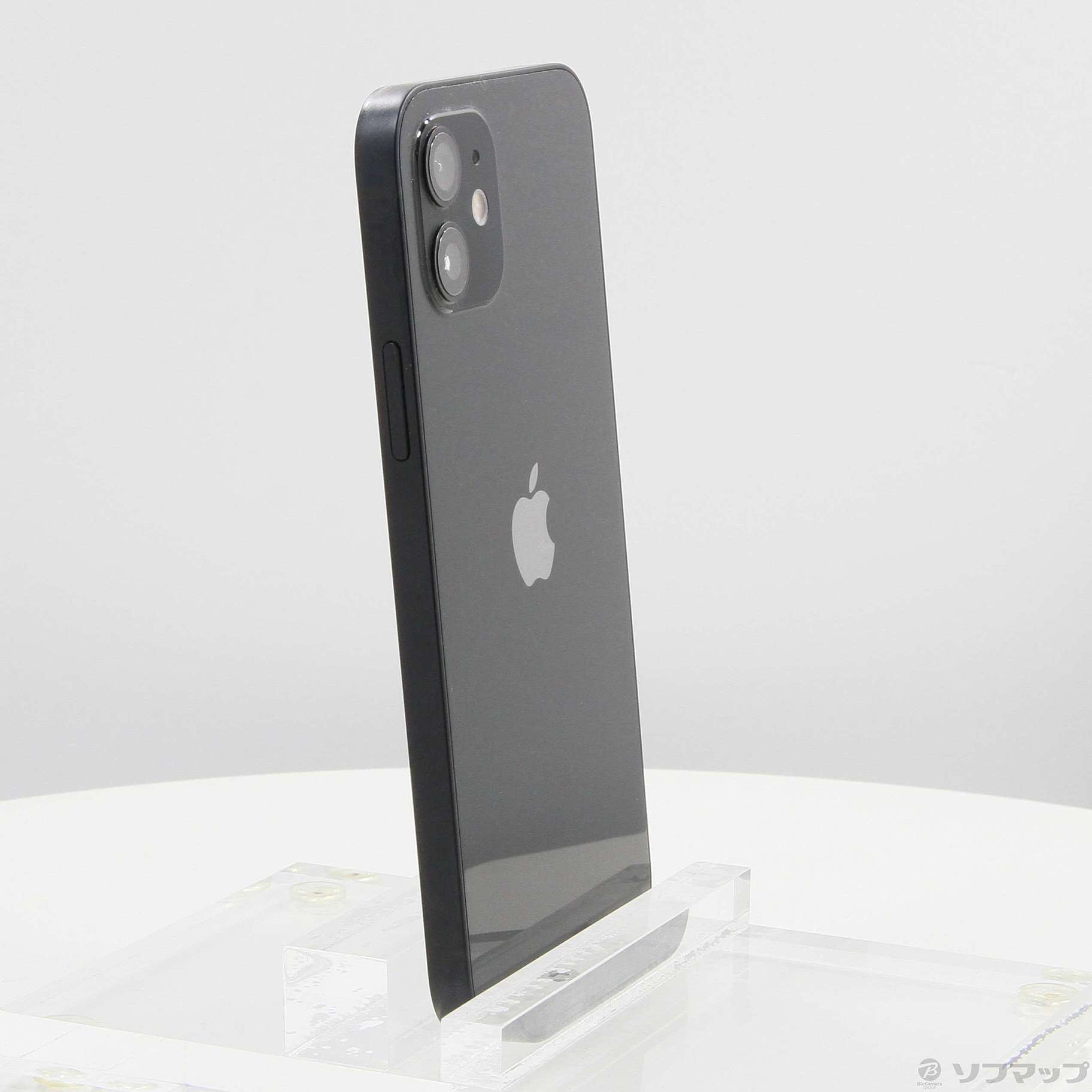 中古】iPhone12 64GB ブラック MGHN3J／A SIMフリー