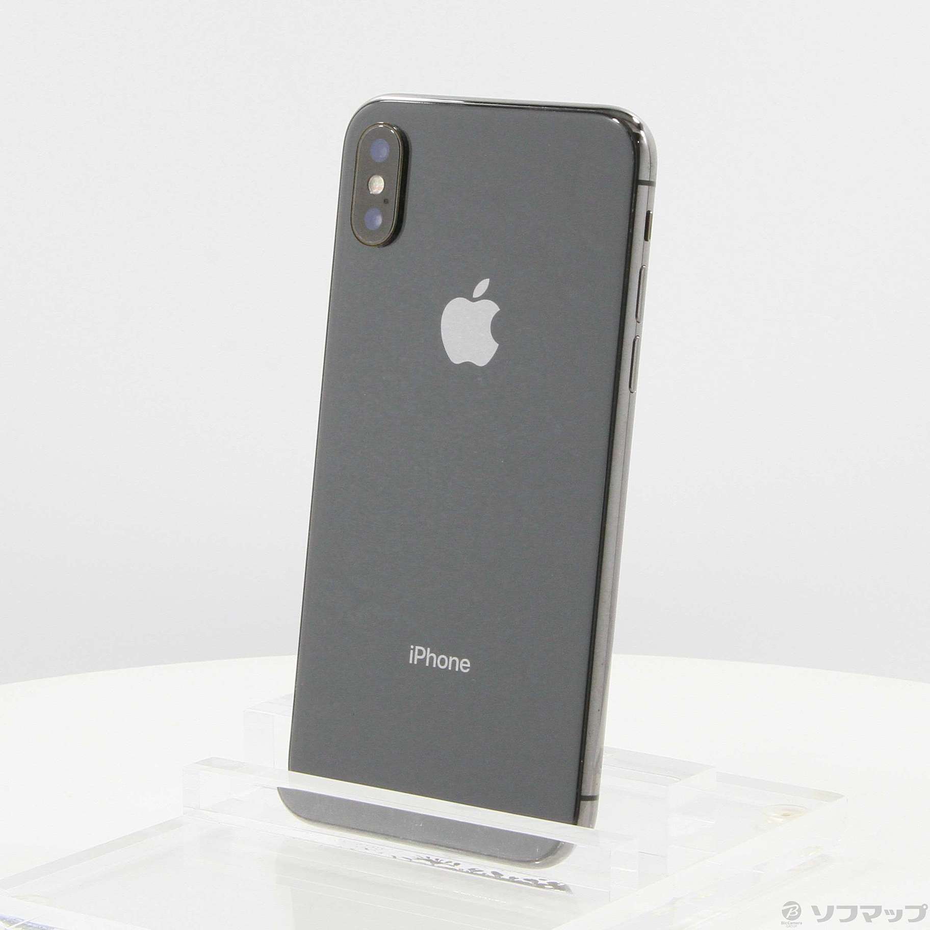 中古】iPhoneX 64GB スペースグレイ MQAX2J／A SIMフリー