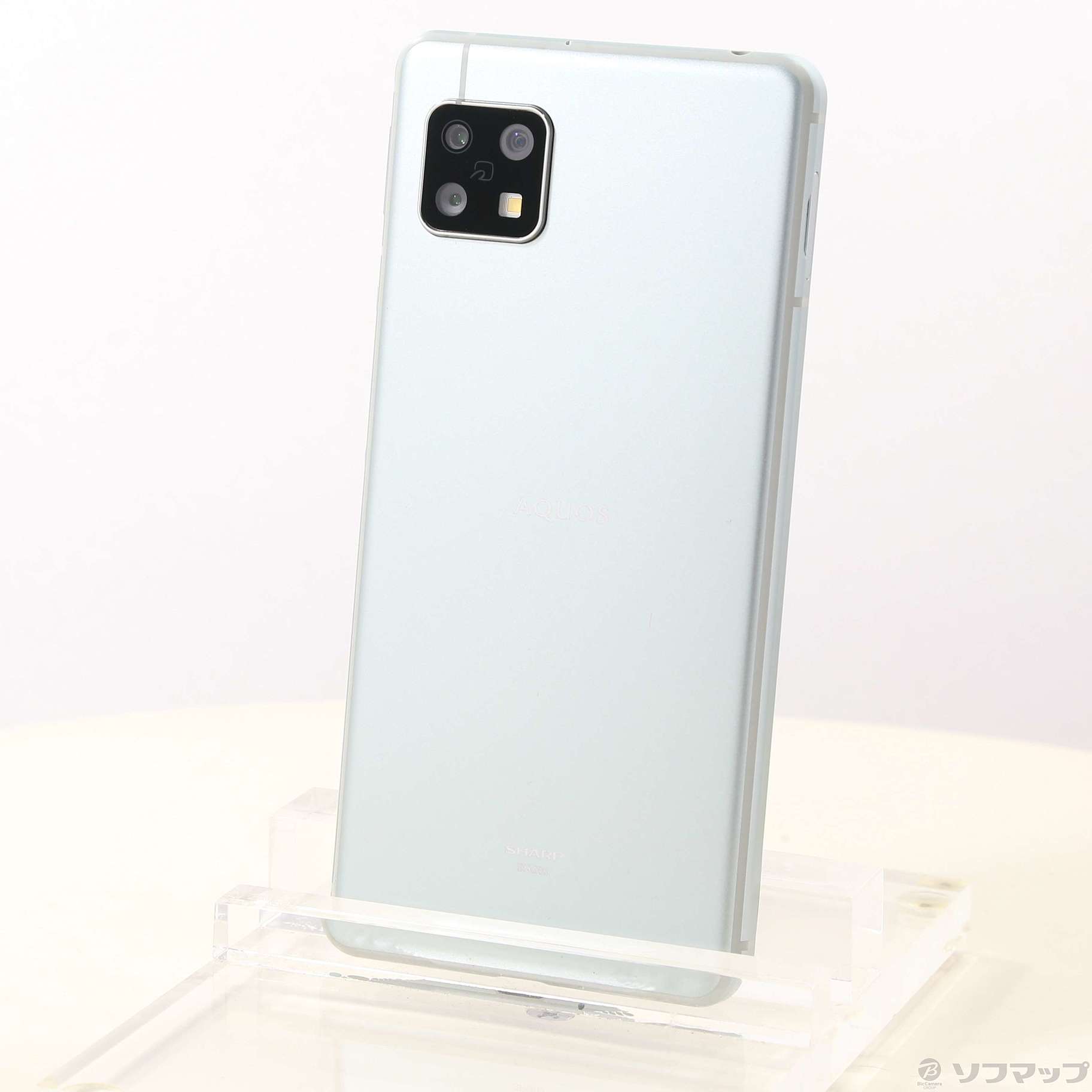 中古】AQUOS sense5G 64GB オリーブシルバー SHG03 auロック解除SIM