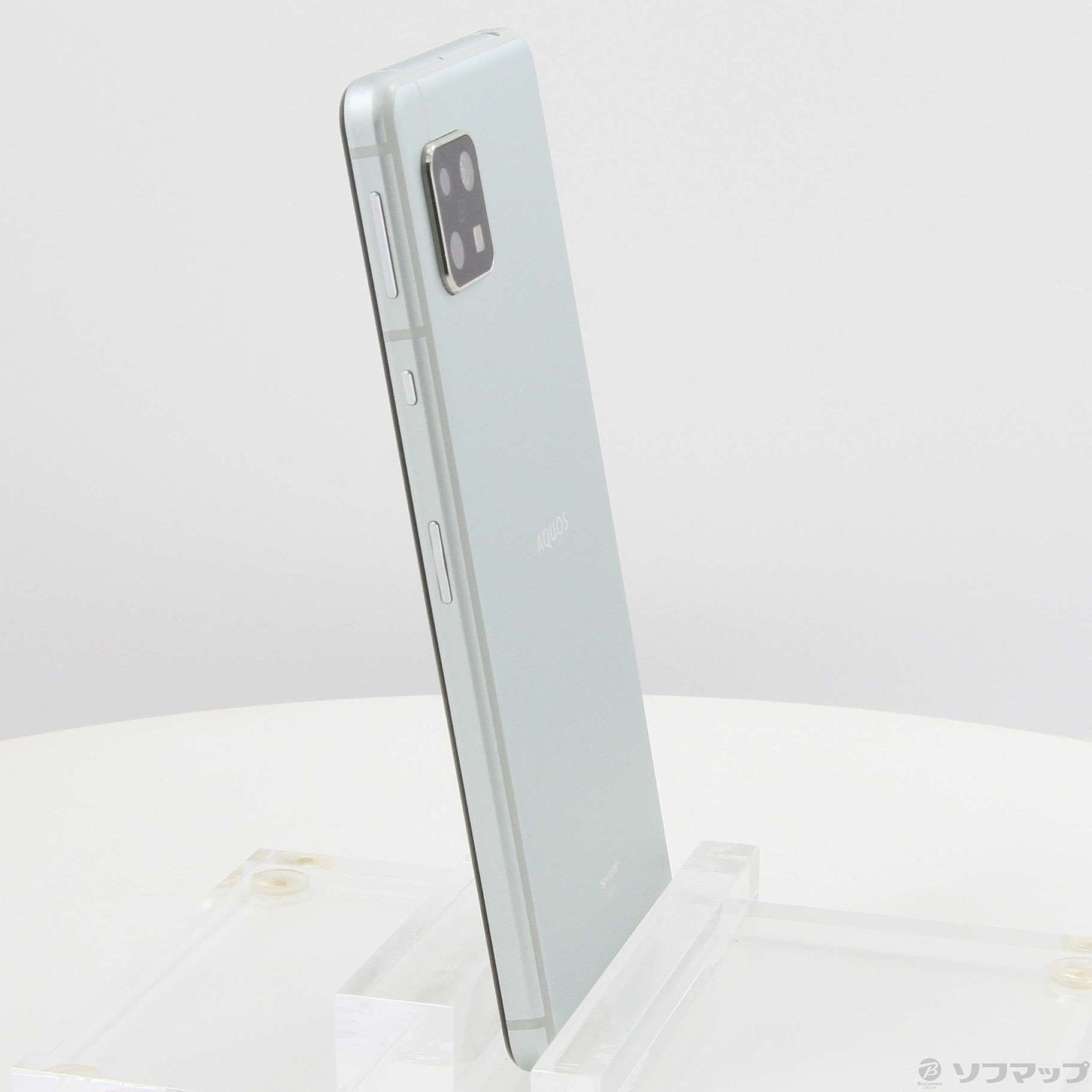 中古】AQUOS sense5G 64GB オリーブシルバー SHG03 auロック解除SIM