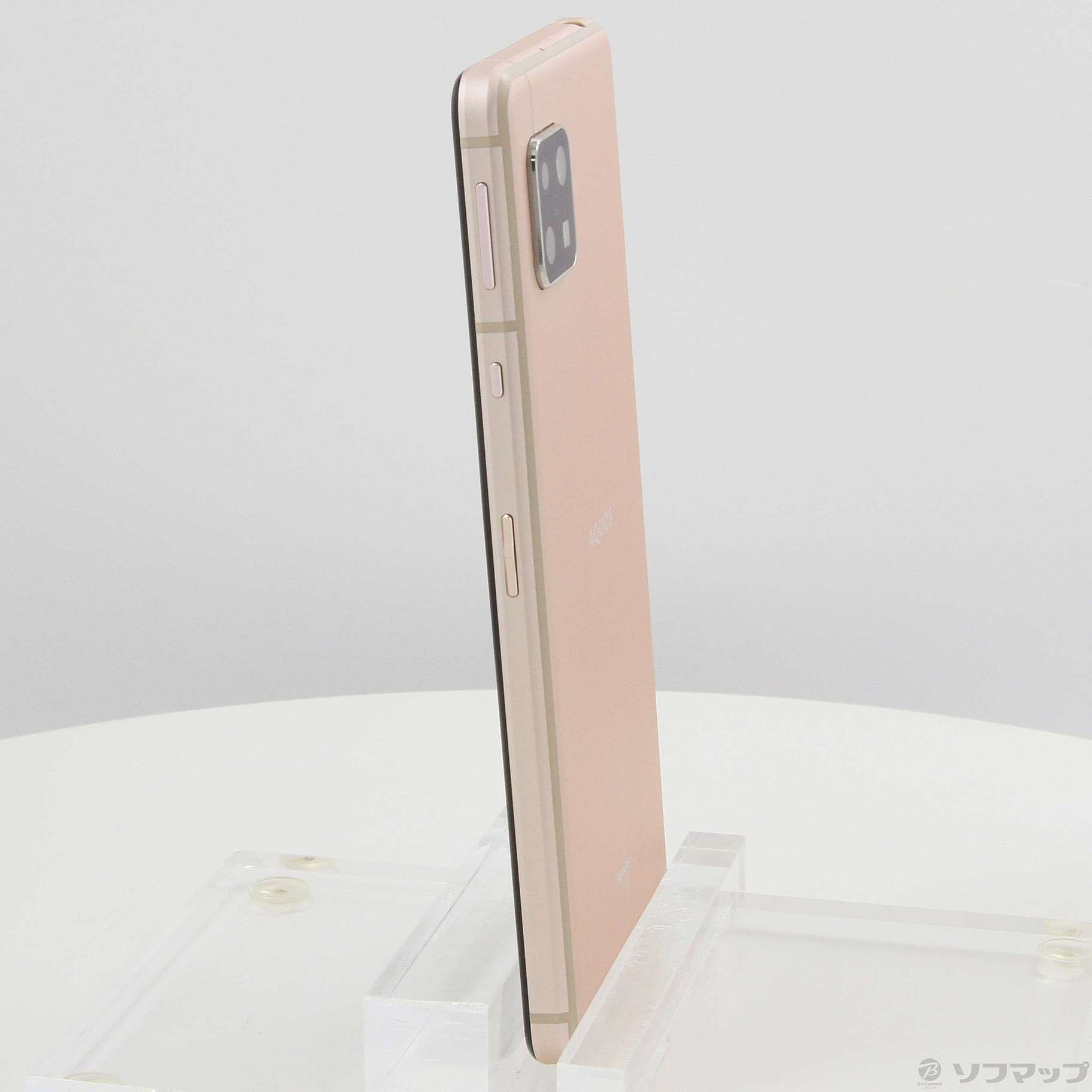 中古】AQUOS sense5G 64GB ライトカッパー SHG03 auロック解除SIM