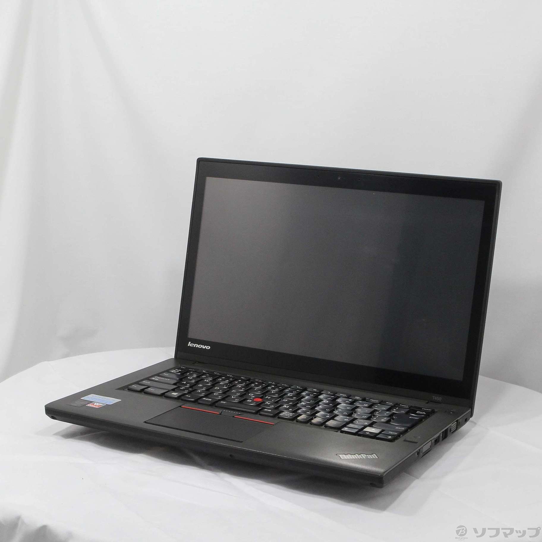 〔中古品〕 ThinkPad T450 20BUS1LP0K ［Core i7 5600U  (2.6GHz)／8GB／SSD256GB／14インチワイド］