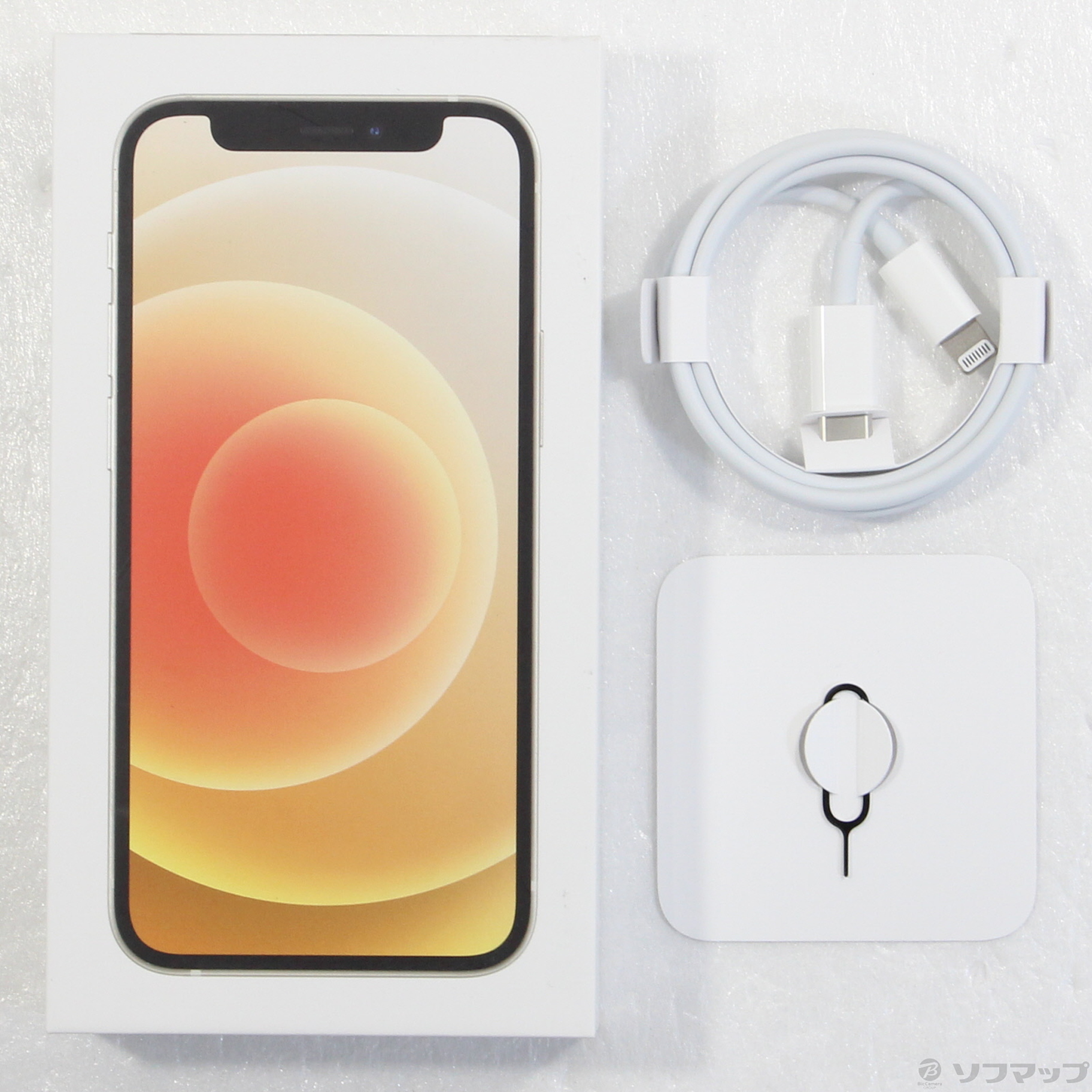 中古】iPhone12 mini 64GB ホワイト MGA63J／A SIMフリー