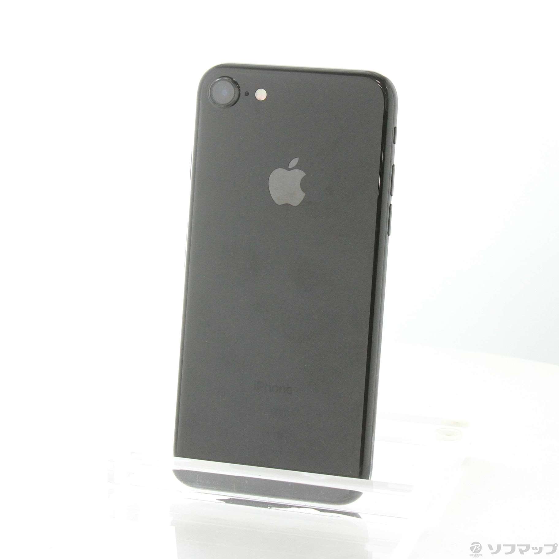 中古】iPhone7 128GB ジェットブラック MNCP2J／A SIMフリー