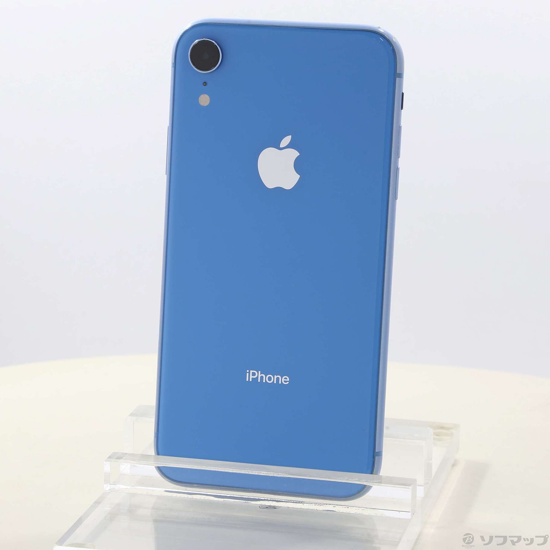 中古】iPhoneXR 64GB ブルー MT0E2J／A SoftBank [2133045890805