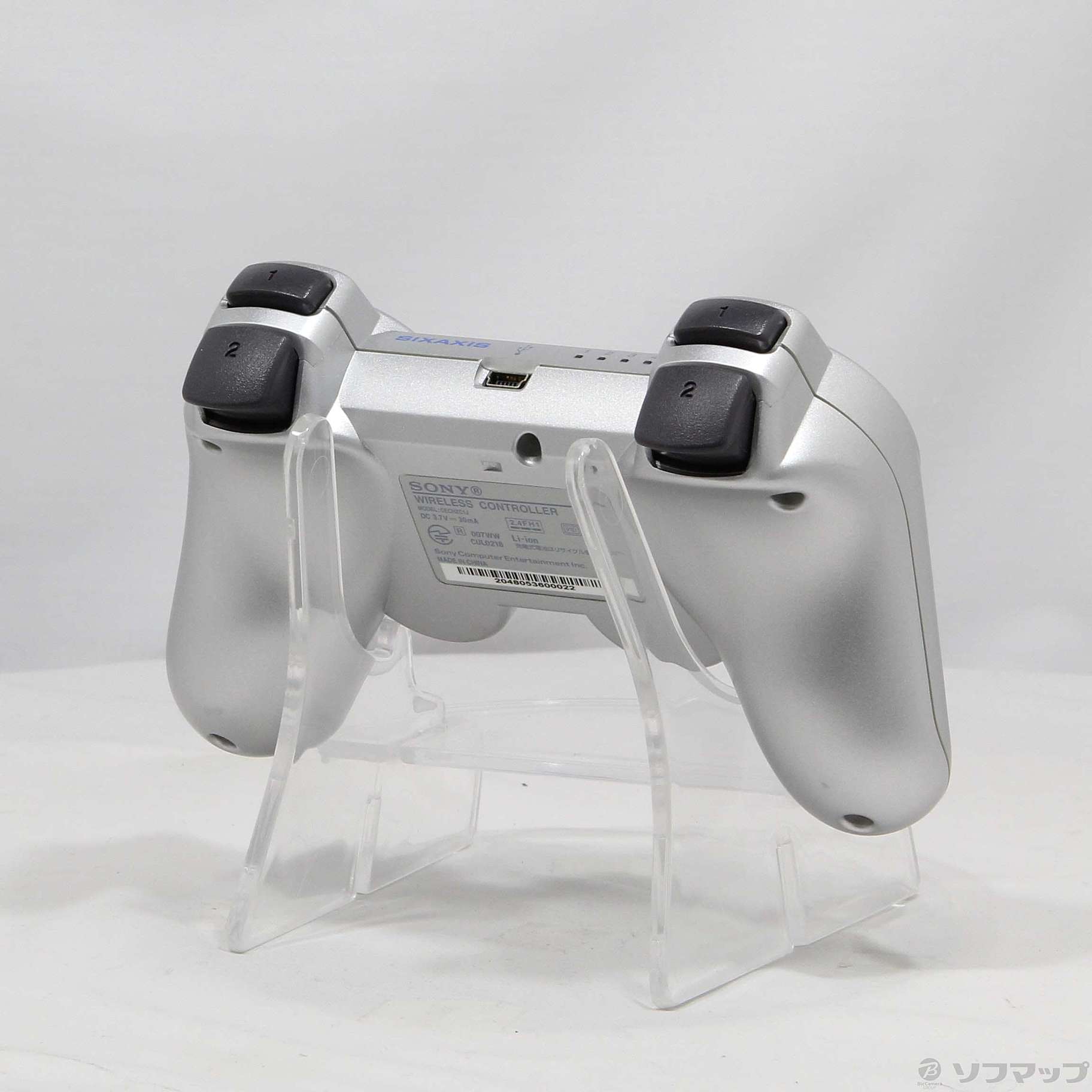 中古】ワイヤレスコントローラ SIXAXIS CECHZC1J サテンシルバー 【PS3