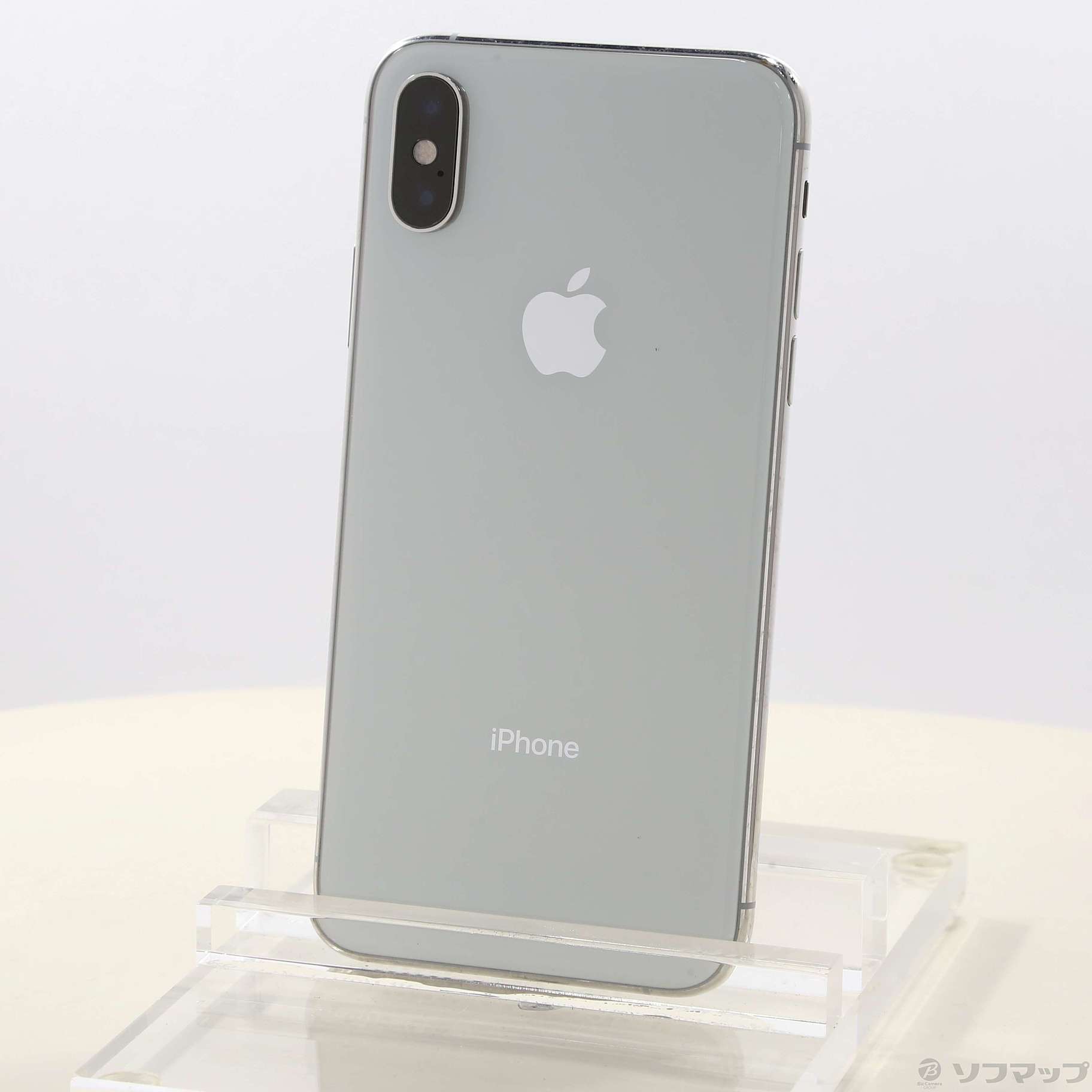 中古】iPhoneXS 64GB シルバー MTAX2J／A SoftBank [2133045919544