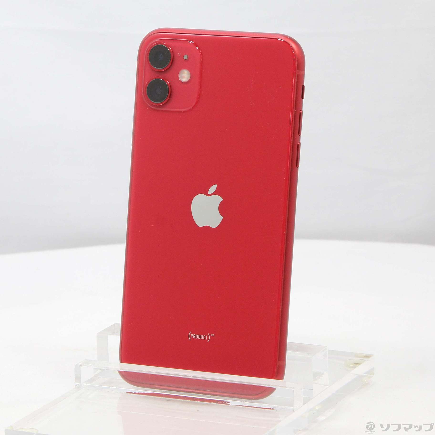 中古】iPhone11 64GB プロダクトレッド MWLV2J／A SIMフリー