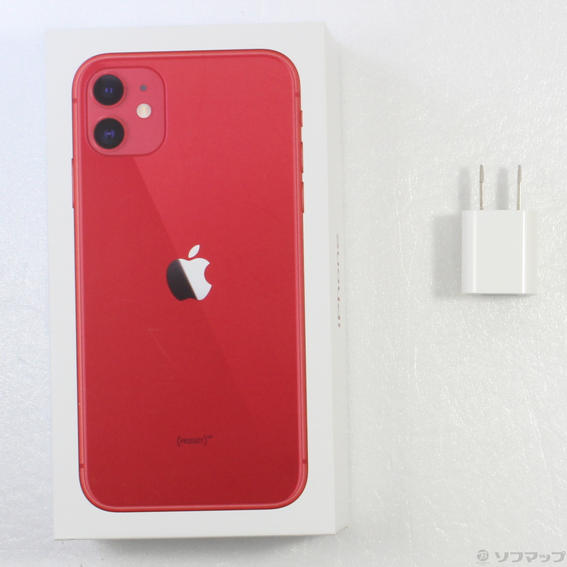 中古】iPhone11 64GB プロダクトレッド MWLV2J／A SIMフリー