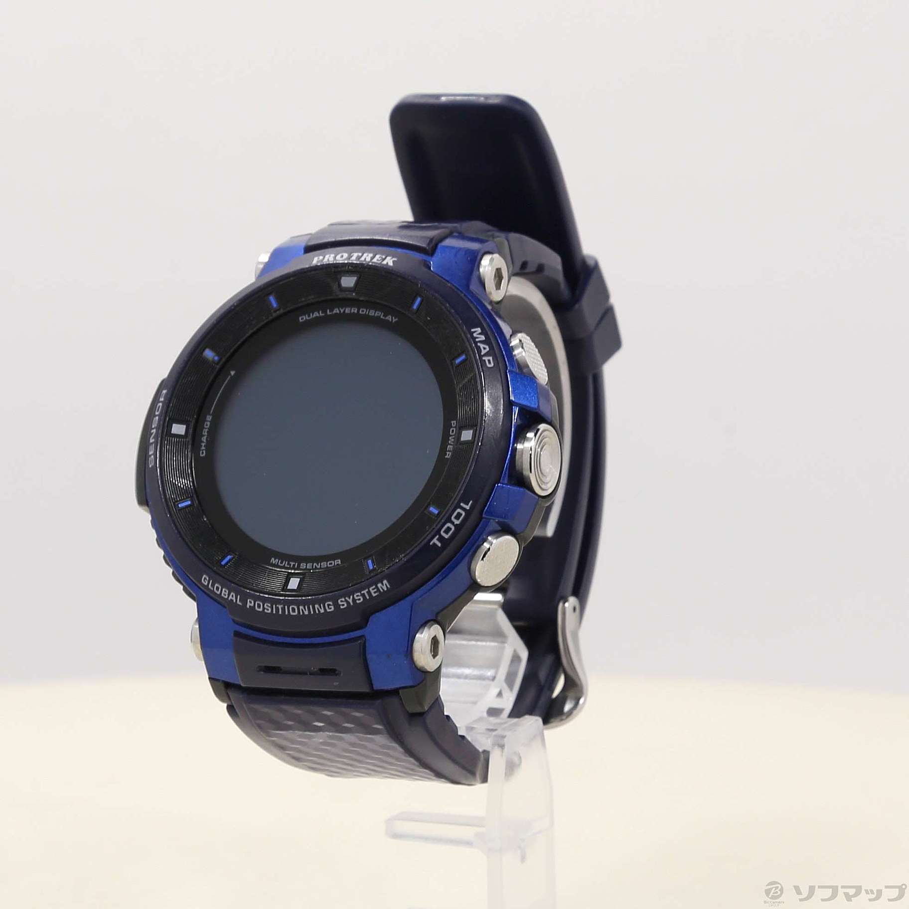 中古】Smart Outdoor Watch PRO TREK Smart WSD-F30-BU ブルー [2133045943082]  リコレ！|ビックカメラグループ ソフマップの中古通販サイト