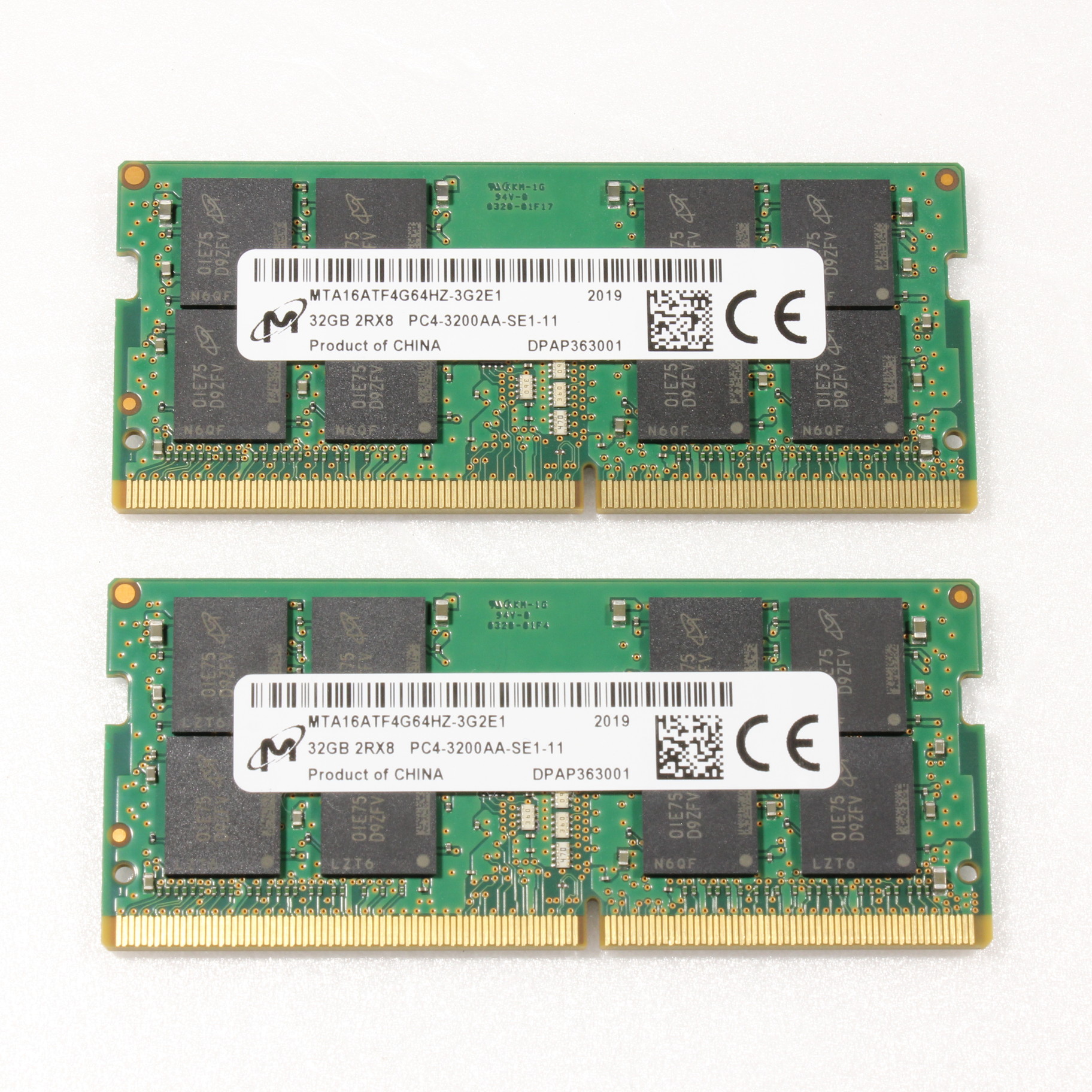 驚きの値段】 32GB 2枚組 SO-DIMM PC4-3200AA(DDR4) リール