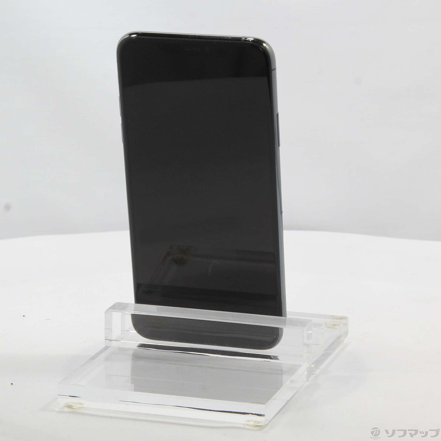 中古】iPhone11 Pro Max 256GB ミッドナイトグリーン MWHM2J／A SIM