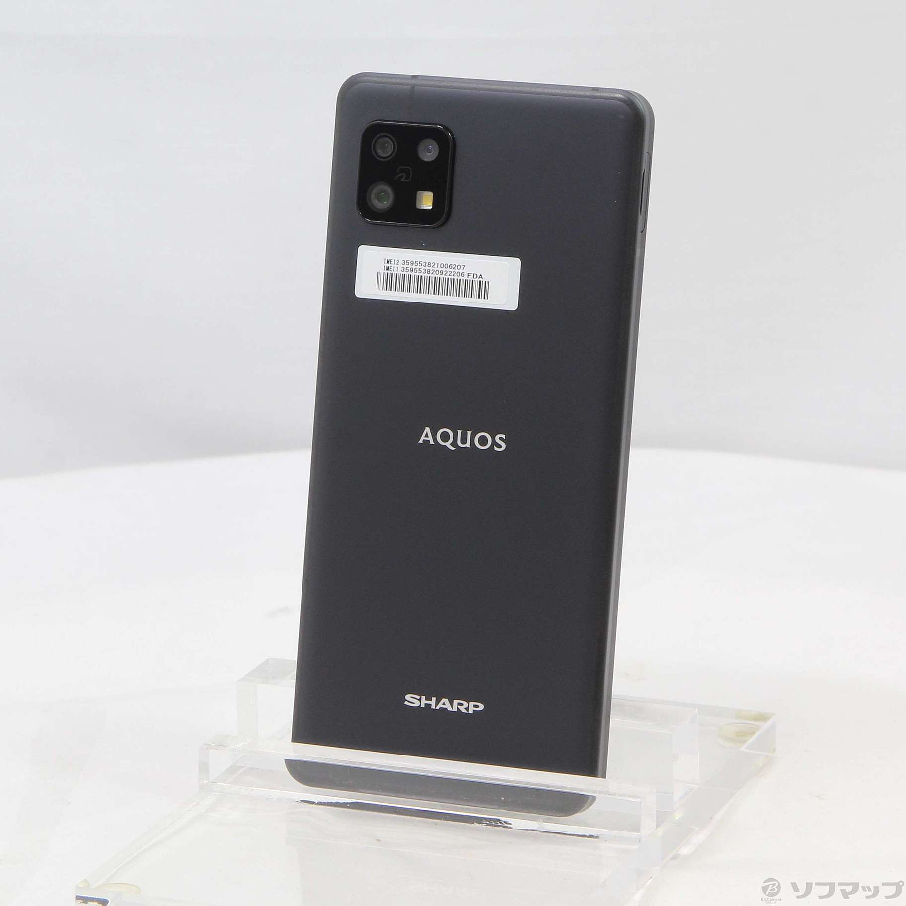 中古】AQUOS sense6 128GB ブラック SH-M19 SIMフリー [2133045968375