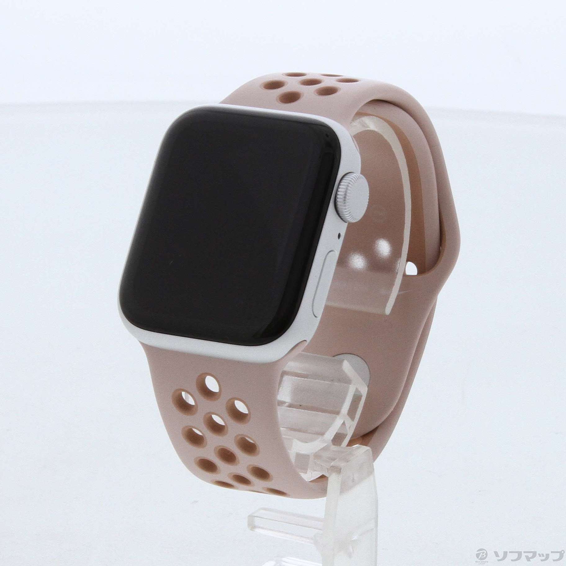 Apple Watch SE 第1世代 Nike GPS 40mm シルバーアルミニウムケース  ピンクオクスフォード／ローズウィスパーNikeスポーツバンド