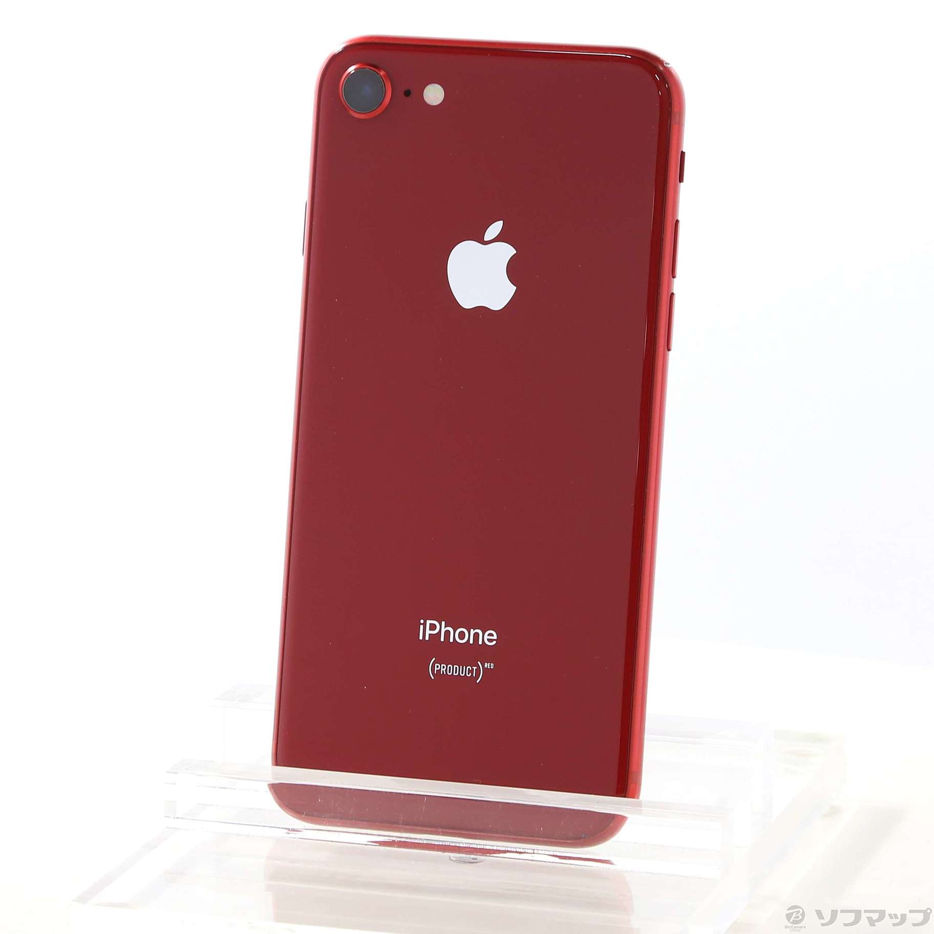 iPhone8 RED レッド 256GB 初期化済 au バッテリー86%-