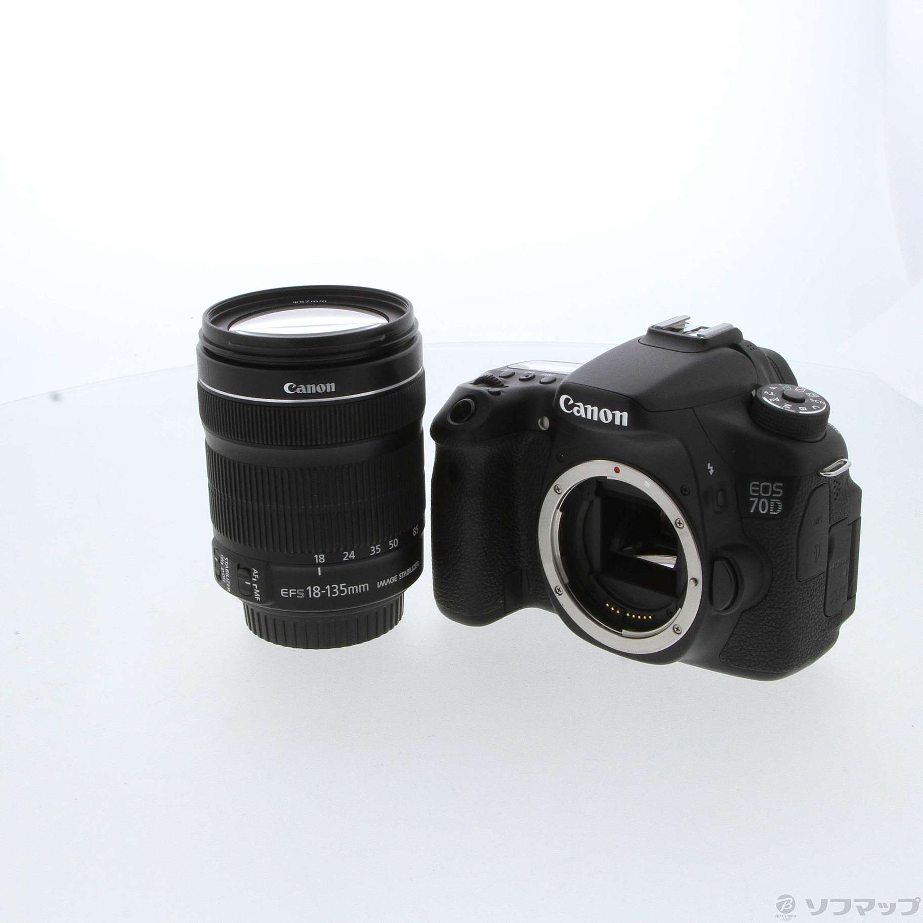 中古】EOS 70D (W) EF-S18-135 IS STM レンズキット (2020万画素／SDXC ...