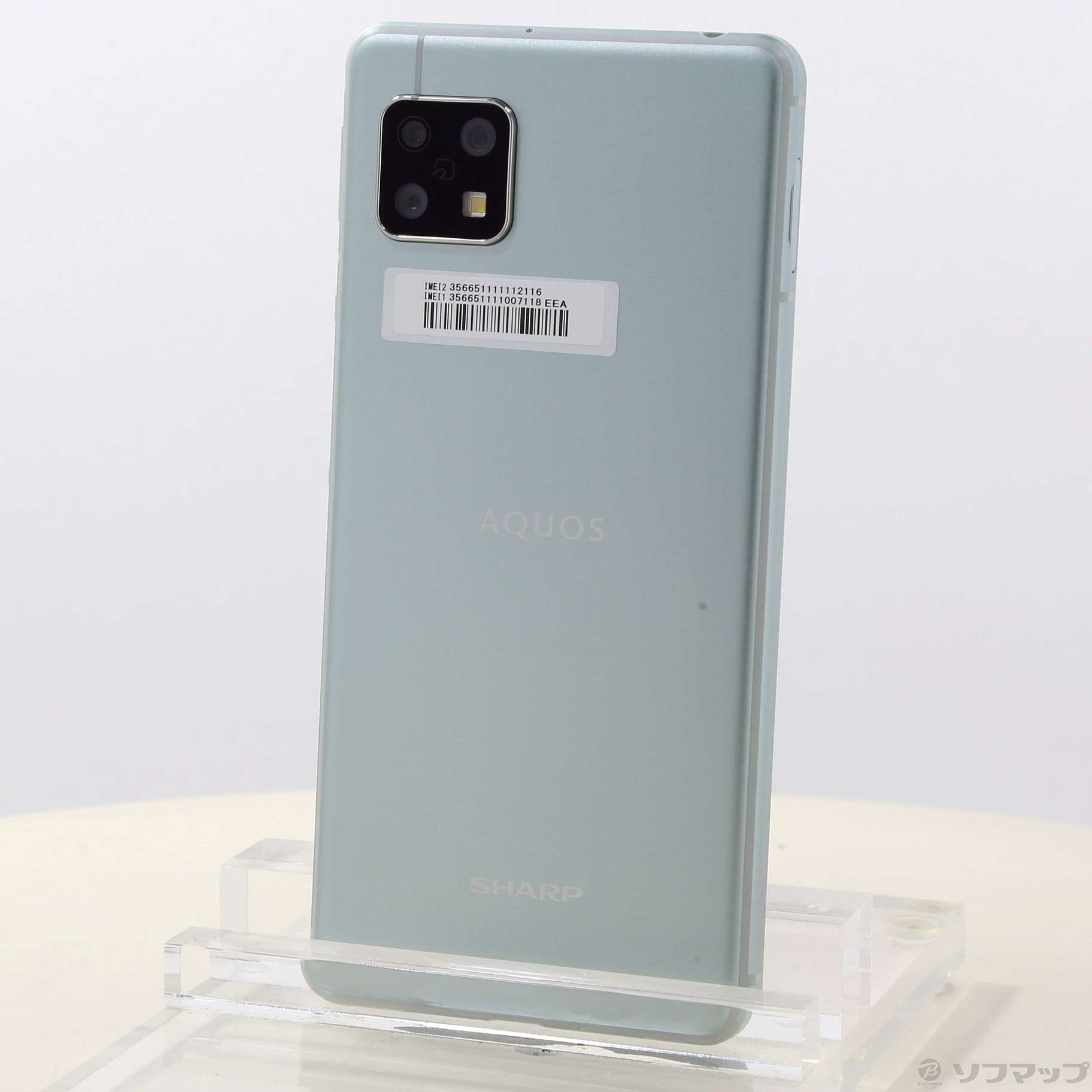 中古】AQUOS sense5G 64GB オリーブシルバー SH-M17S SIMフリー