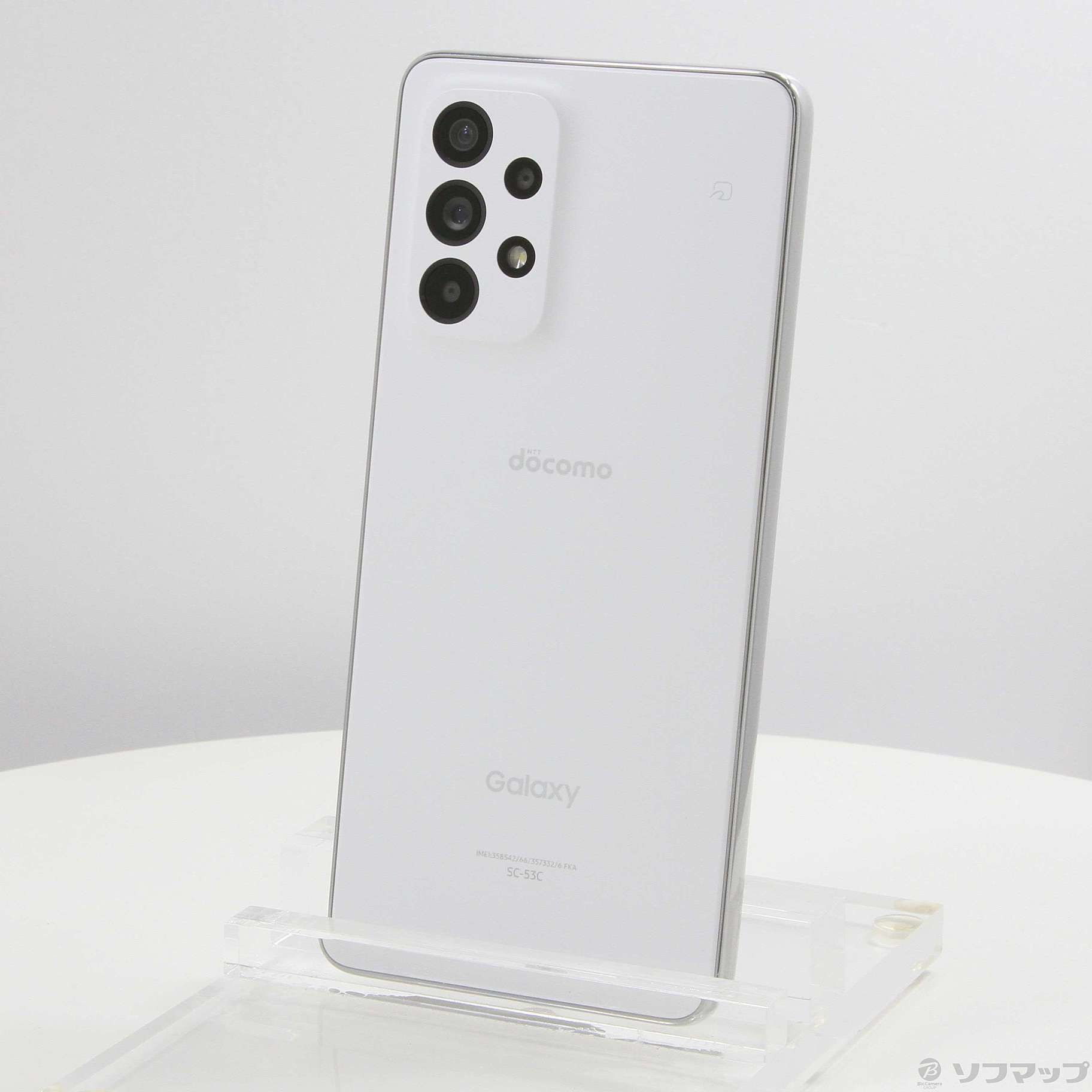 中古】Galaxy A53 5G 128GB オーサムホワイト SC-53C docomoロック解除SIMフリー [2133045984283] -  リコレ！|ビックカメラグループ ソフマップの中古通販サイト