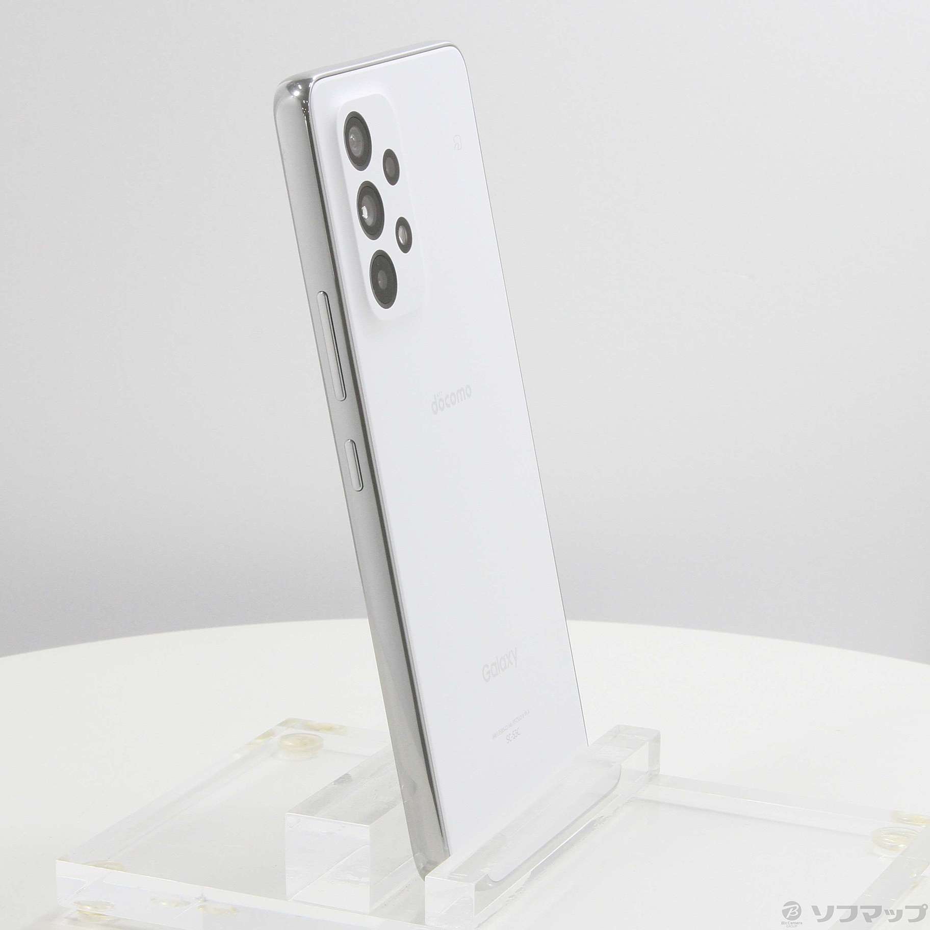 大人気新品Galaxy A53 5G オーサムホワイト　シムロック解除　ガラスコート スマートフォン本体