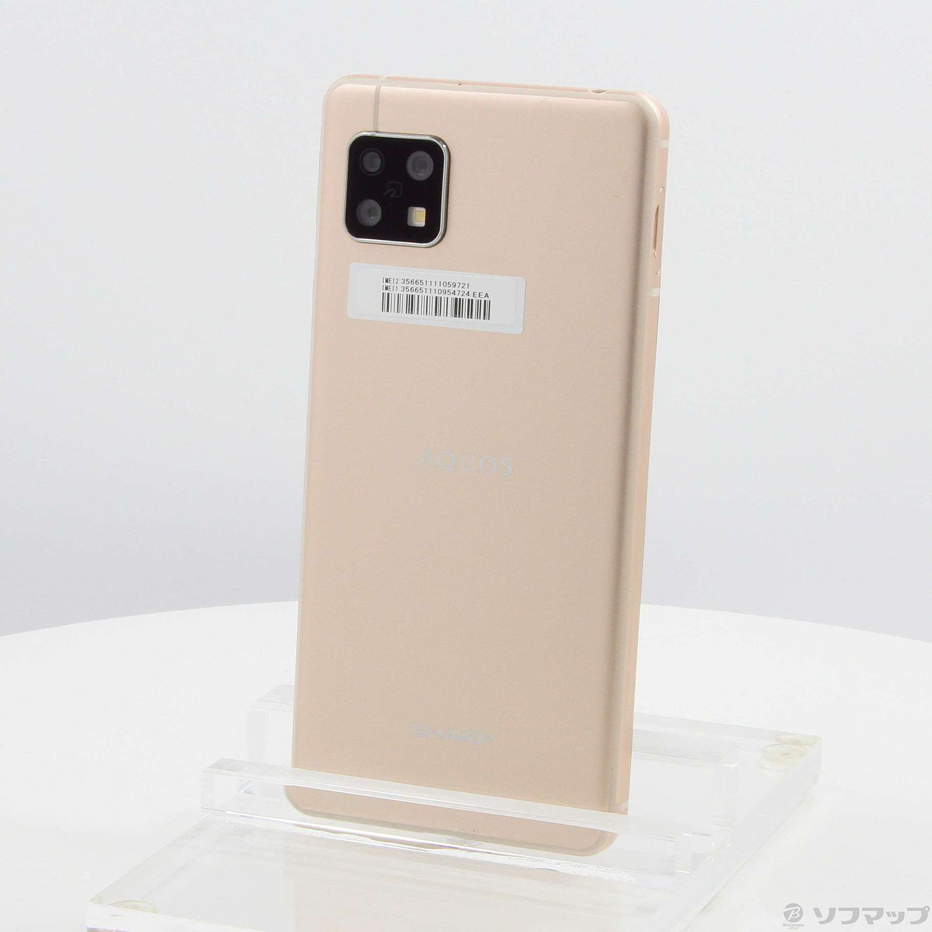 中古】AQUOS sense5G 64GB ライトカッパー SH-M17 SIMフリー ...