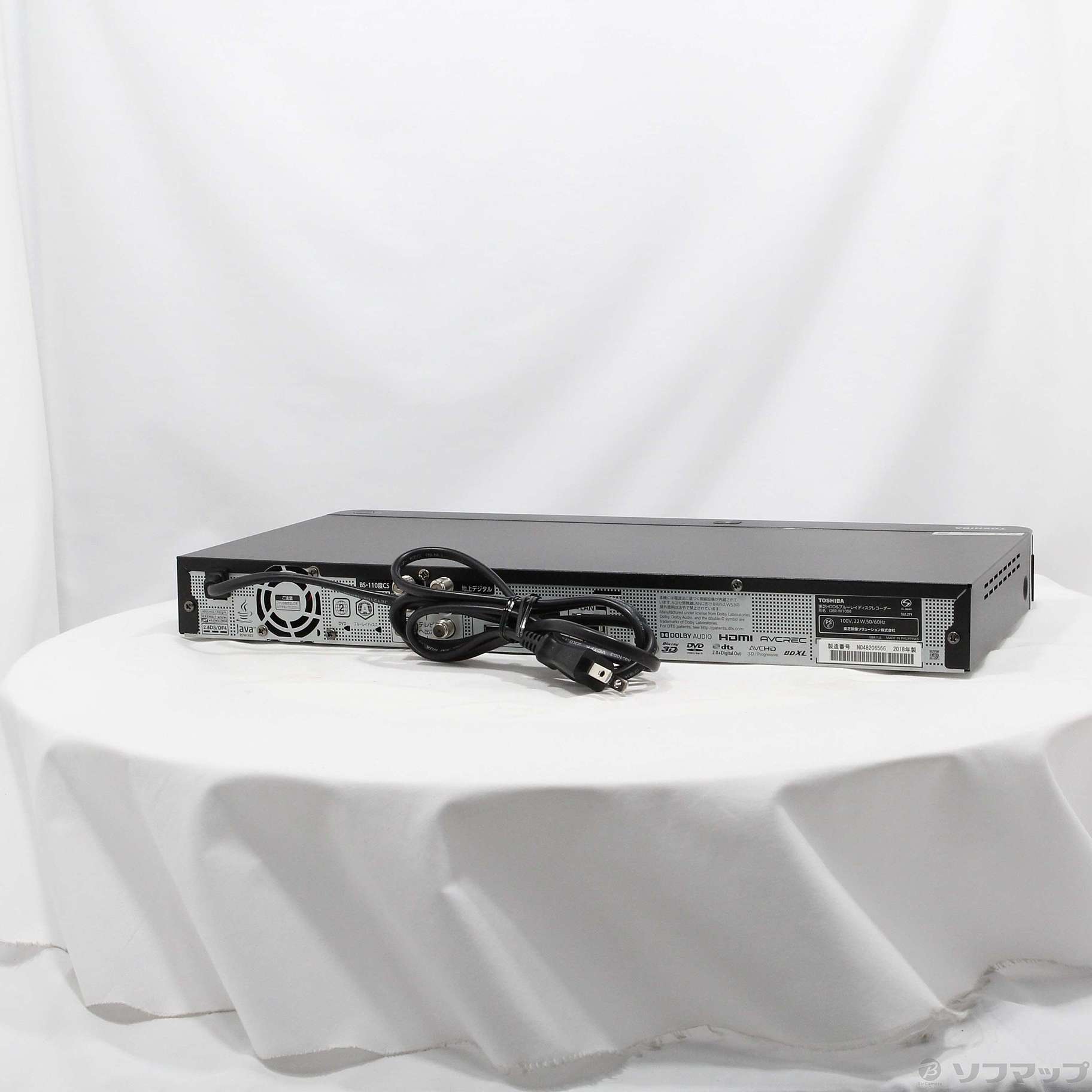 中古】〔中古品〕 ブルーレイレコーダー DBR-W1008 ［1TB ／2番組同時 