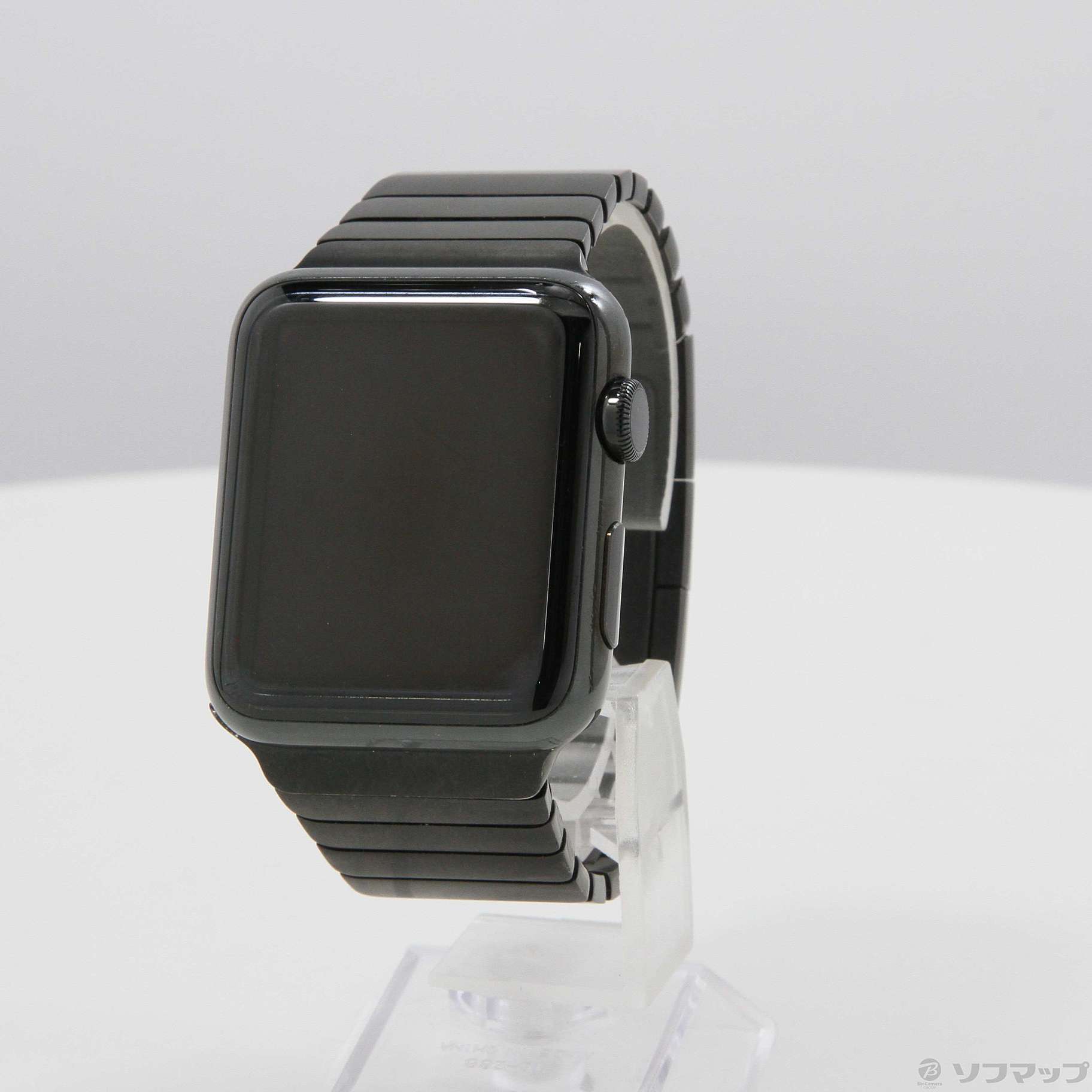 Apple Watch 42mm スペースブラックステンレススチールケース スペースブラックリンクブレスレット