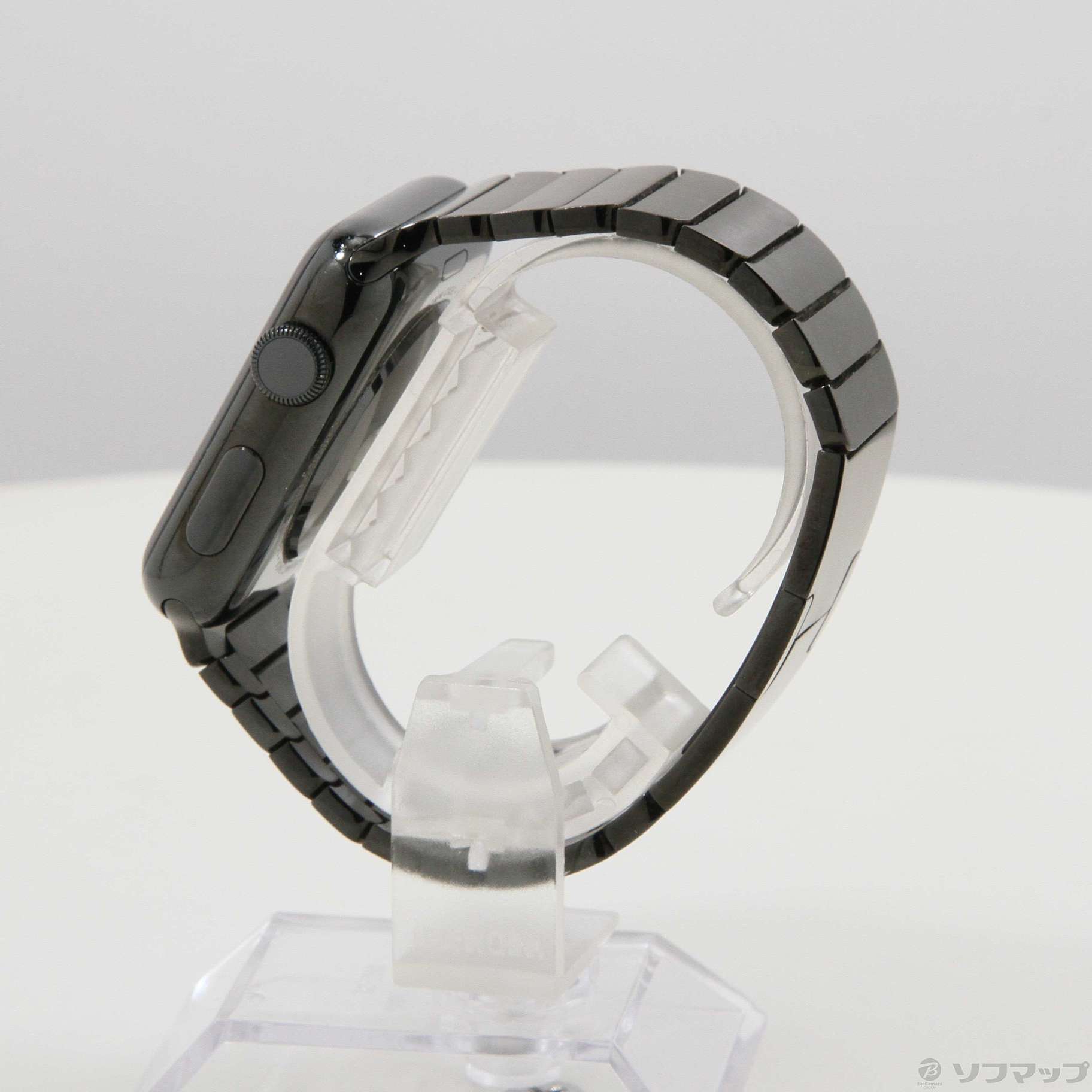 中古】Apple Watch 42mm スペースブラックステンレススチールケース