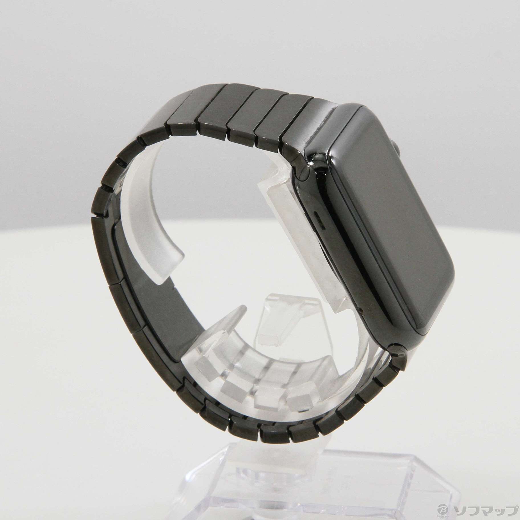 Apple Watch 42mm スペースブラックステンレススチールケース スペースブラックリンクブレスレット