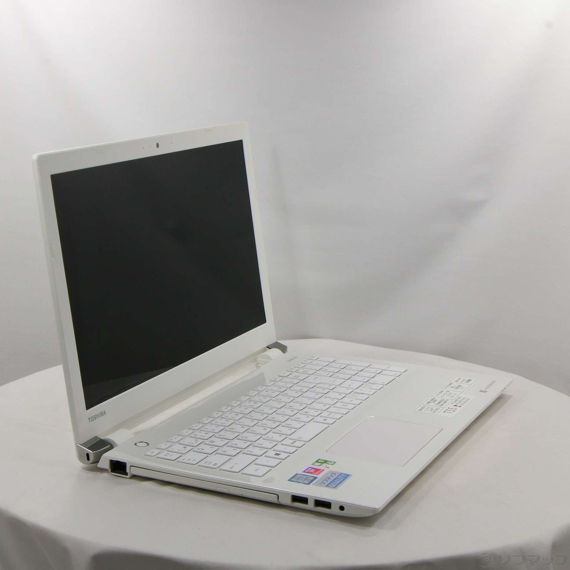 中古】格安安心パソコン dynabook T55／AW PT55AWP-BJA2 リュクスホワイト 〔Windows 10〕  [2133046042432] - リコレ！|ビックカメラグループ ソフマップの中古通販サイト