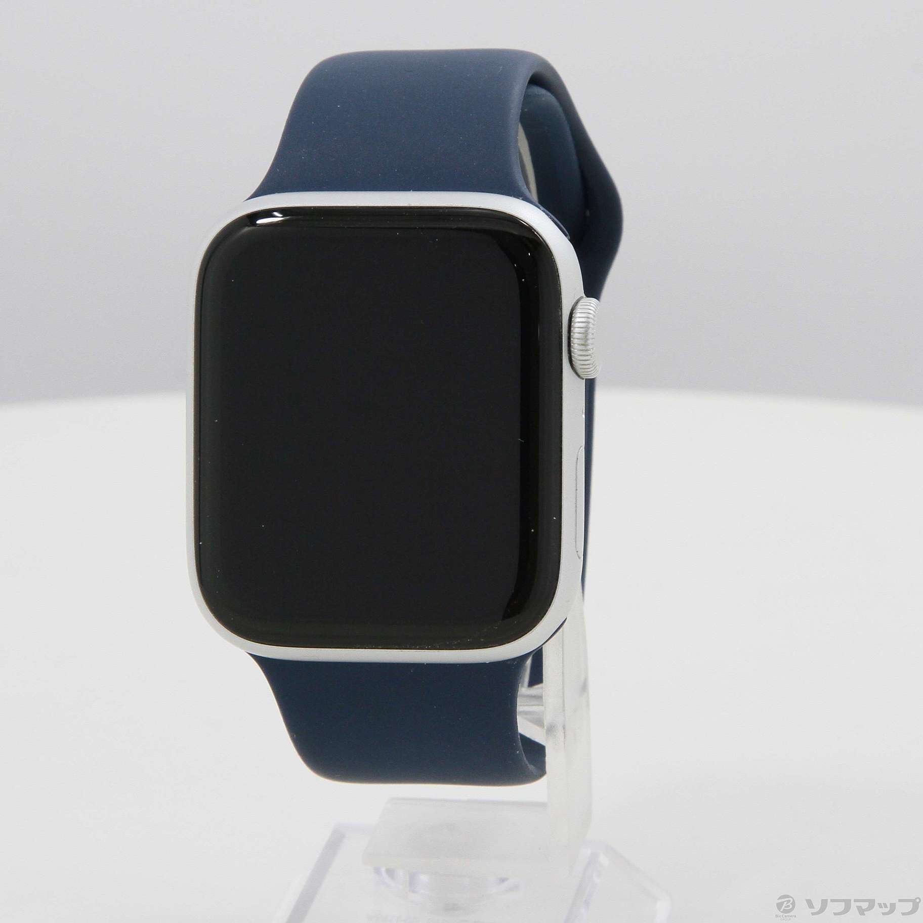 Apple Watch SE 第1世代 GPS 44mm シルバーアルミニウムケース アビスブルースポーツバンド