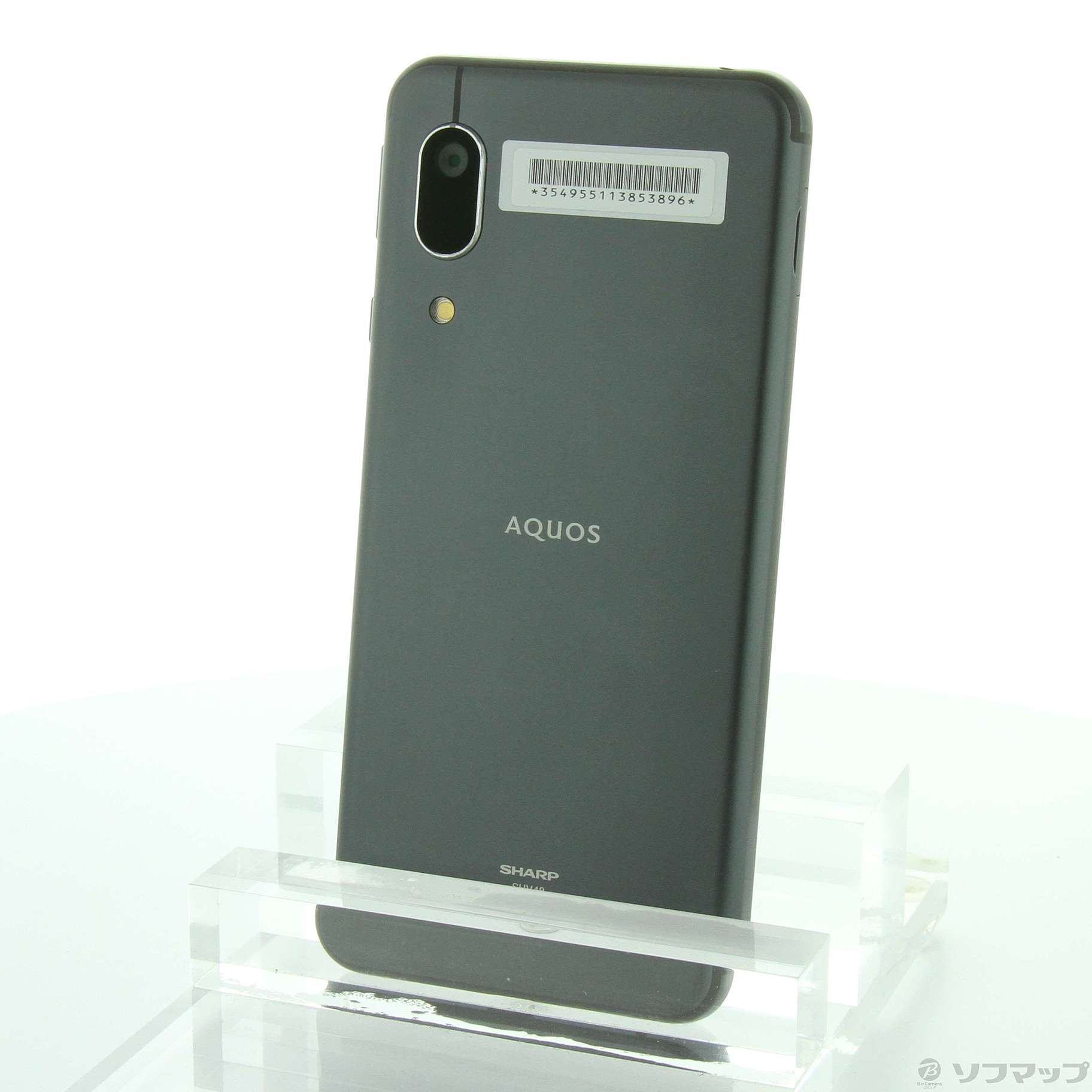 中古】AQUOS sense3 basic 32GB ブラック SHV48 auロック解除SIMフリー