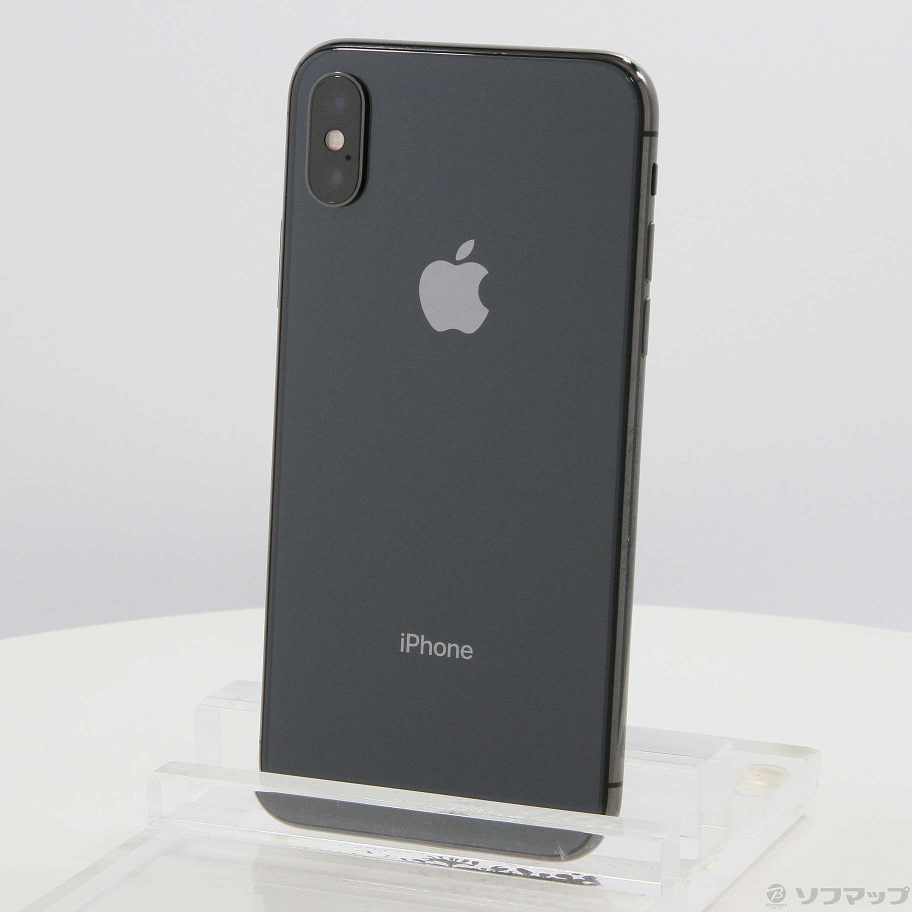 中古】iPhoneX 64GB スペースグレイ MQAX2J／A SoftBank