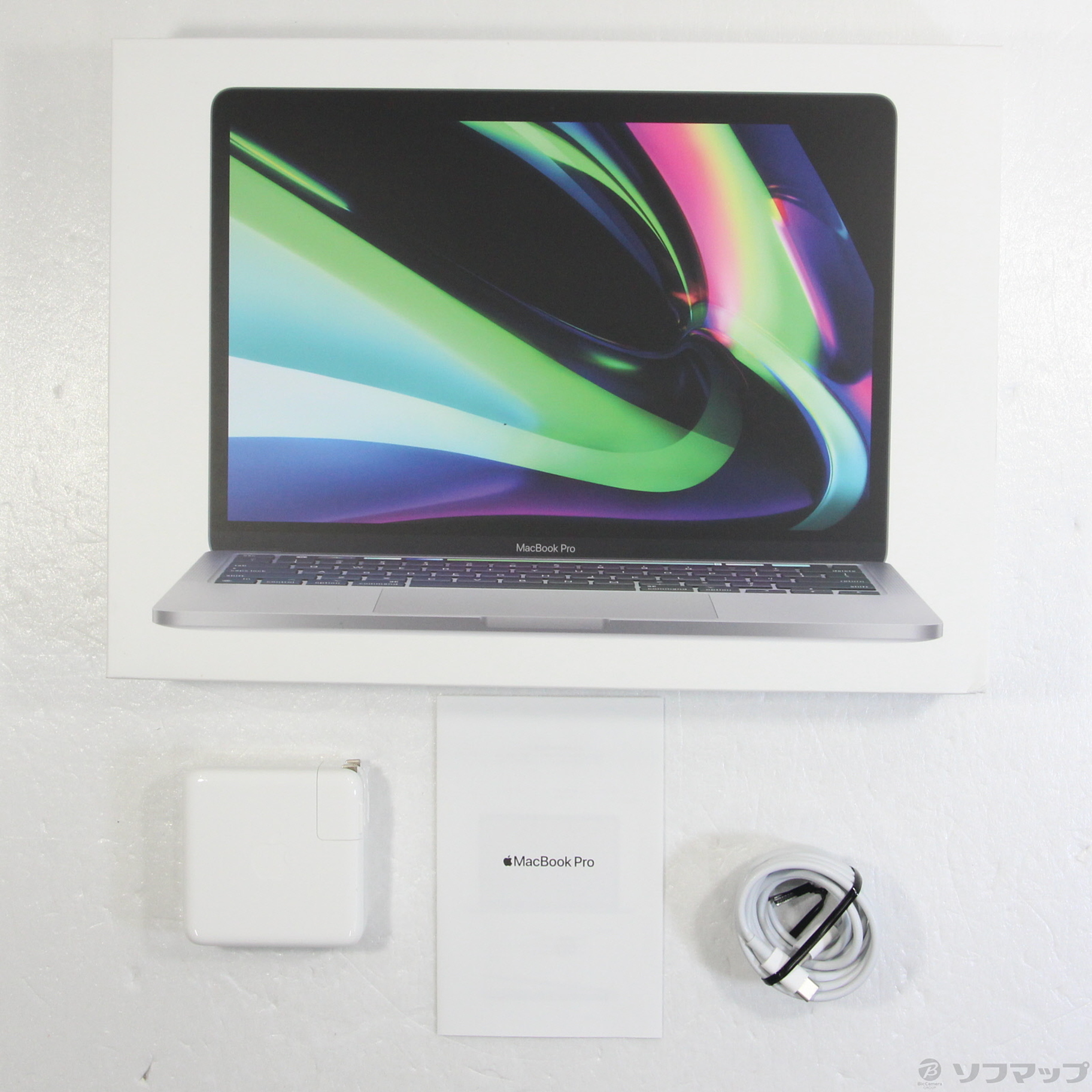 MacBook Pro 13.3-inch Late 2020 MYD92J／A Apple M1 8コアCPU_8コアGPU 16GB SSD1TB  スペースグレイ 〔12.6 Monterey〕