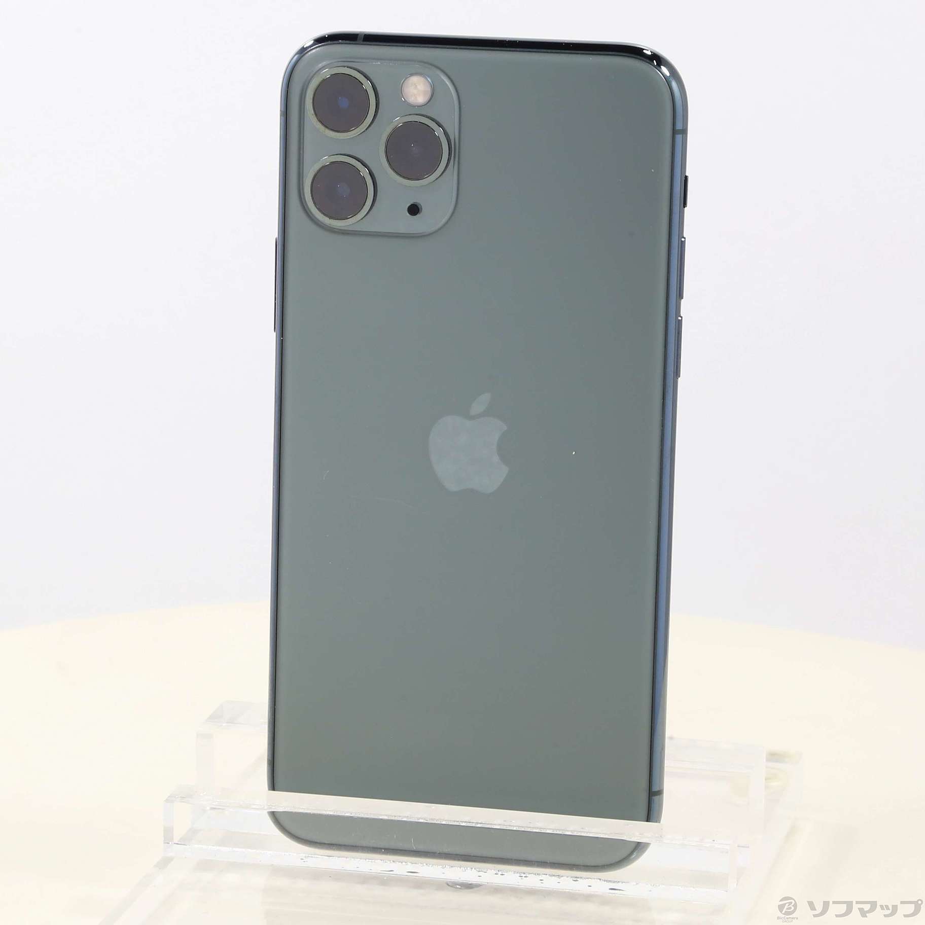 中古】iPhone11 Pro 64GB ミッドナイトグリーン MWC62J／A SIM