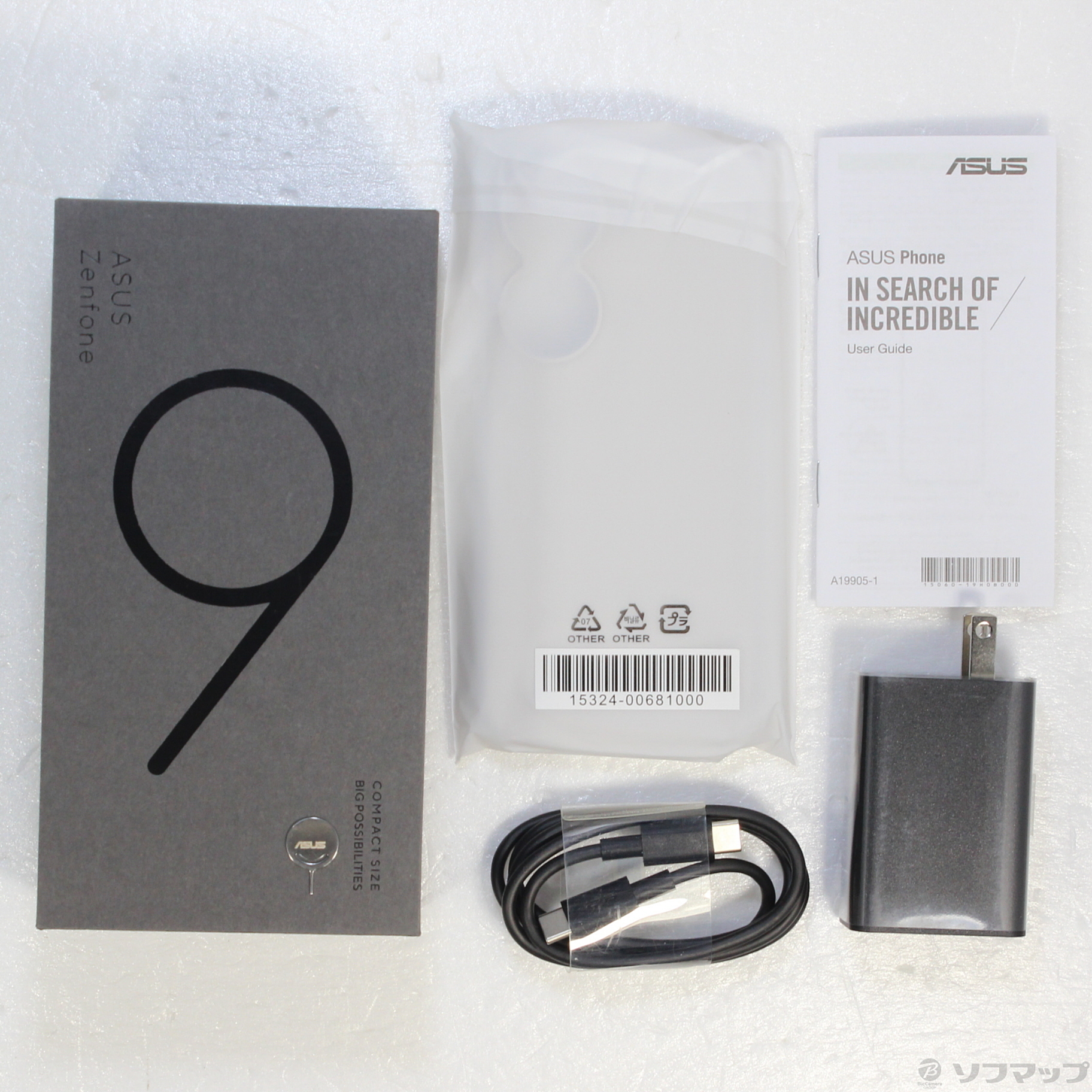 中古】ZenFone 9 256GB ムーンライトホワイト ZF9WH8S256 SIMフリー ...