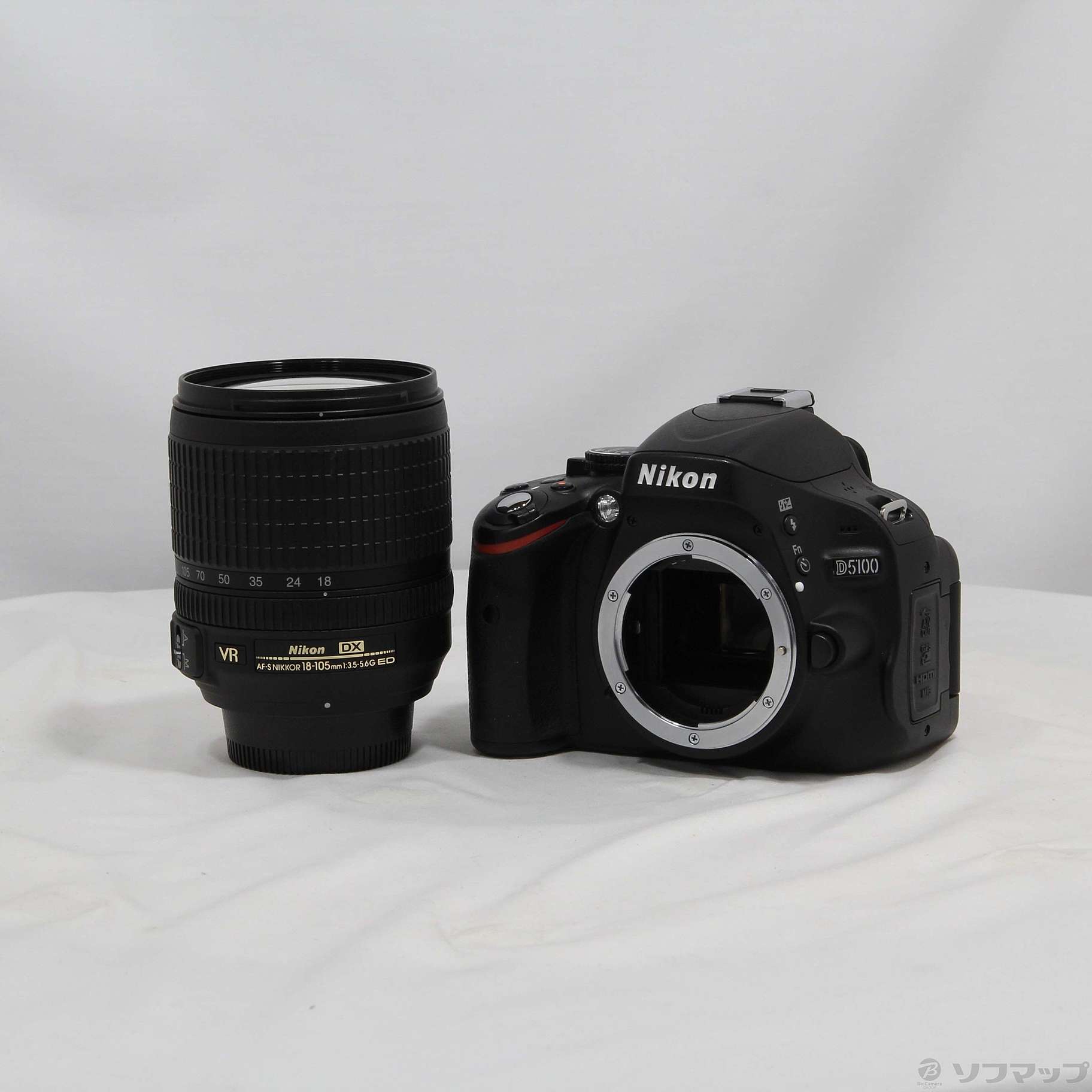 中古】Nikon D5100 18-105 VR レンズキット (1620万画素／SDXC) [2133046075843]  リコレ！|ビックカメラグループ ソフマップの中古通販サイト