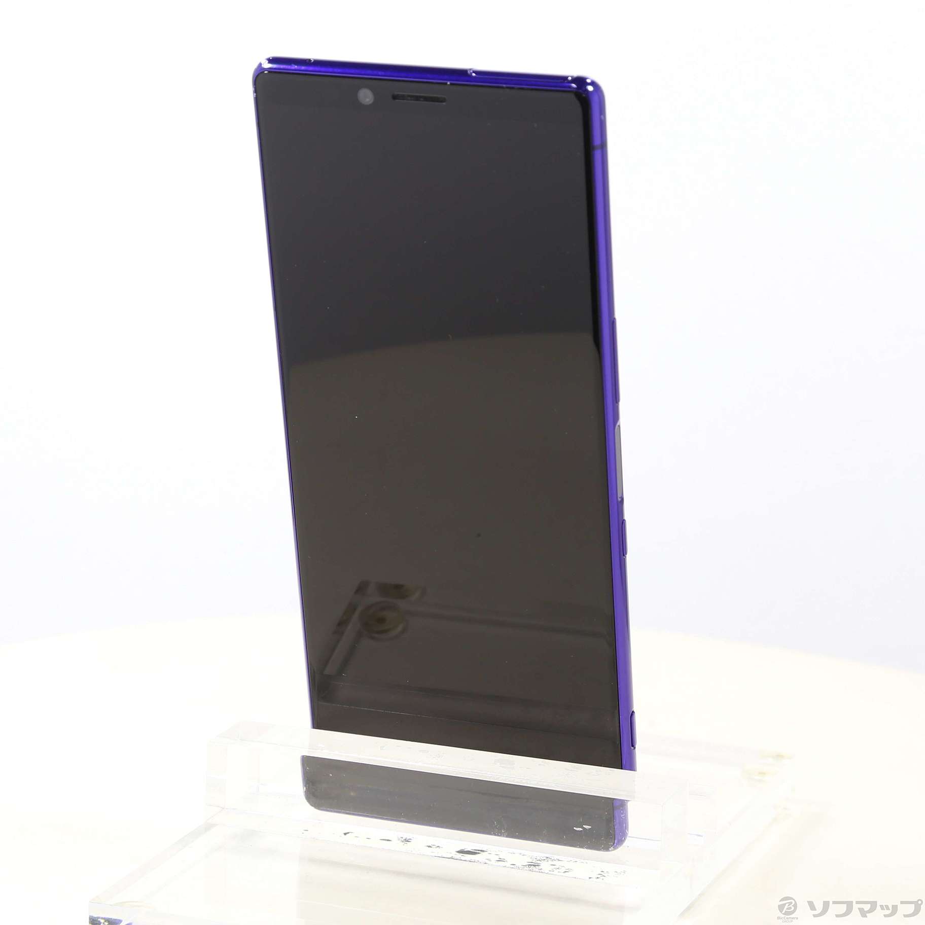 中古】SONY au 【SIMロック解除済み】 Xperia 1 SOV40 パープル