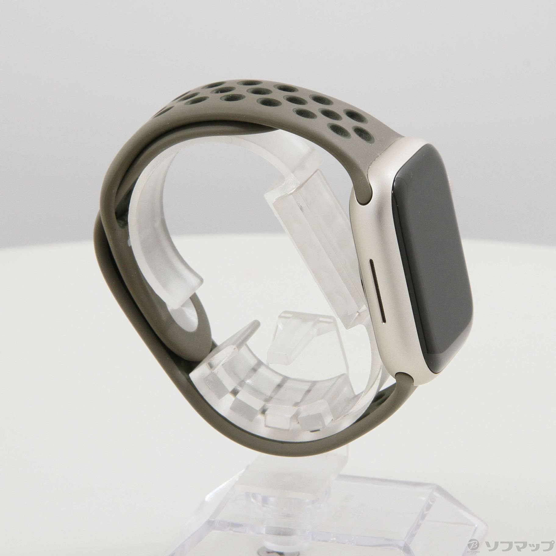 Apple Watch Series 7 Nike GPS 41mm スターライトアルミニウムケース オリーブグレー／カーゴカーキNikeスポーツバンド