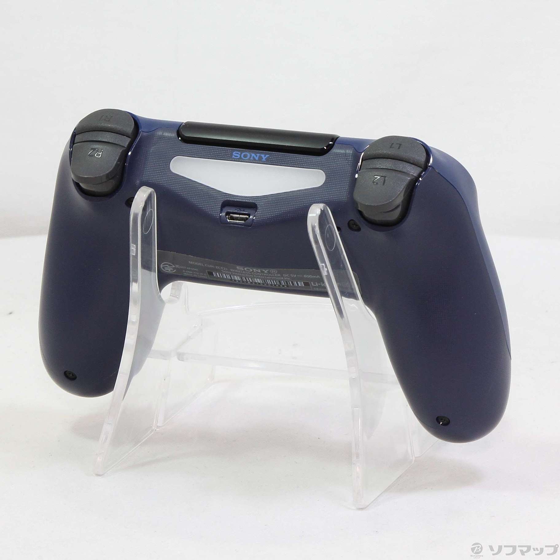 中古】ワイヤレスコントローラー DUALSHOCK4 ミッドナイト・ブルー