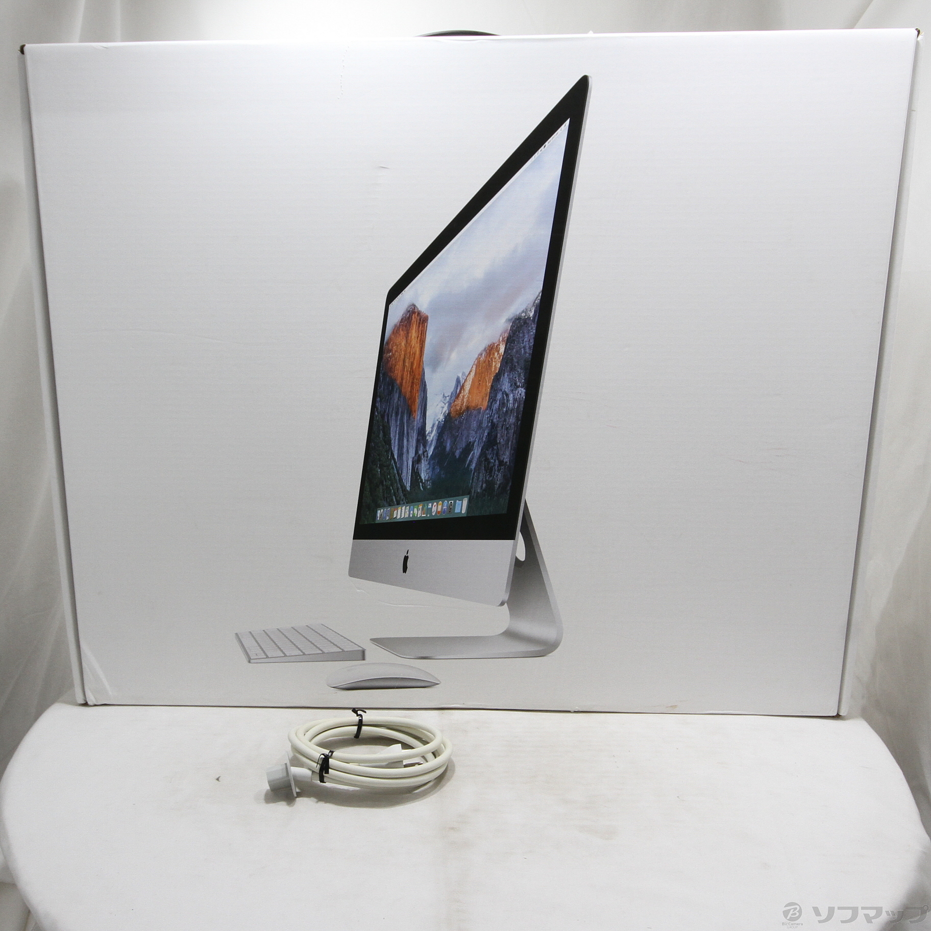 〔中古品〕 iMac 27-inch Late 2015 MK482J／A Core_i5 3.3GHz 24GB SSD128GB／HDD3TB  〔10.15 Catalina〕