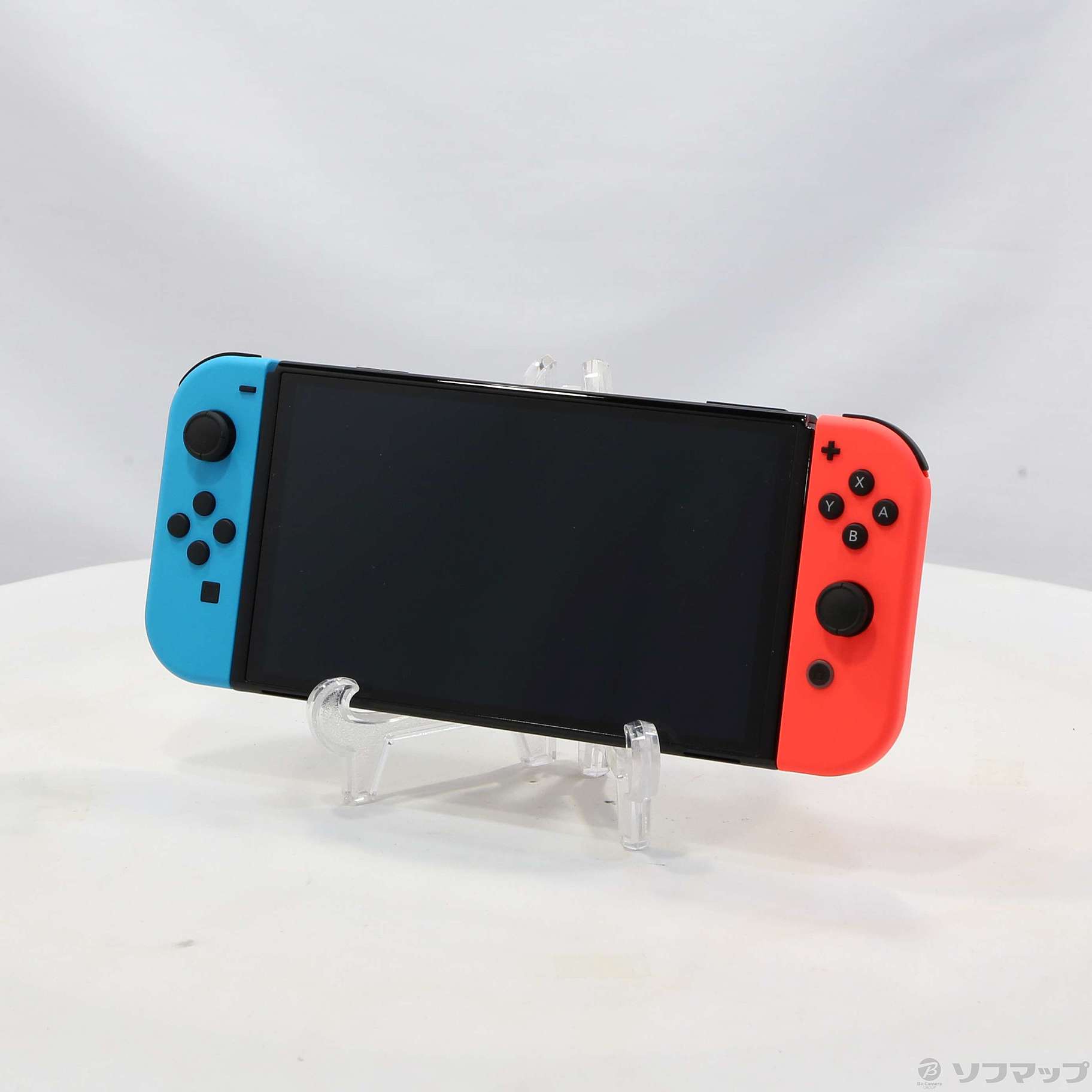 中古】Nintendo Switch 有機ELモデル Joy-Con(L) ネオンブルー／(R