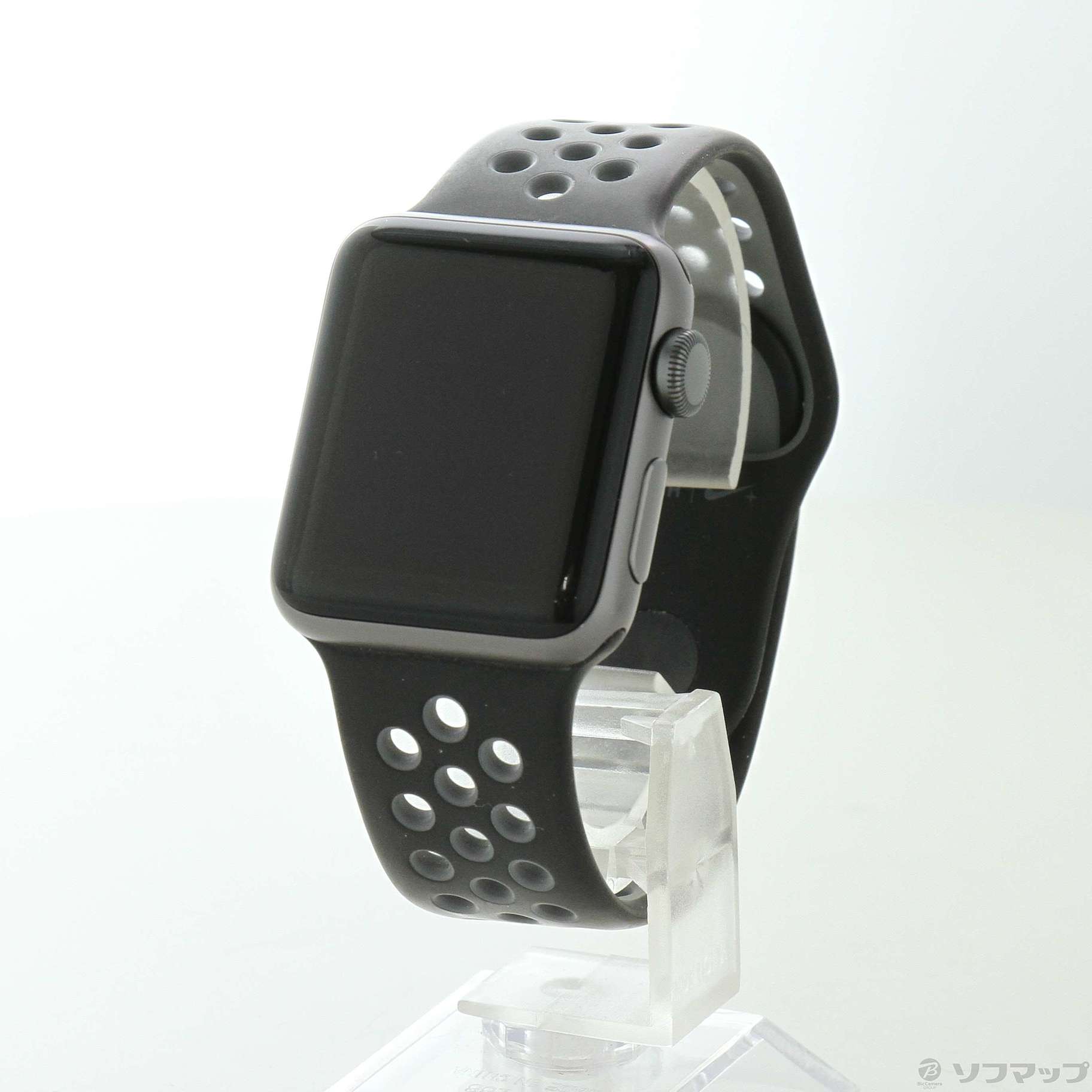 Apple Watch Series 2 Nike+ 38mm スペースグレイアルミニウムケース ブラック／クールグレーNikeスポーツバンド