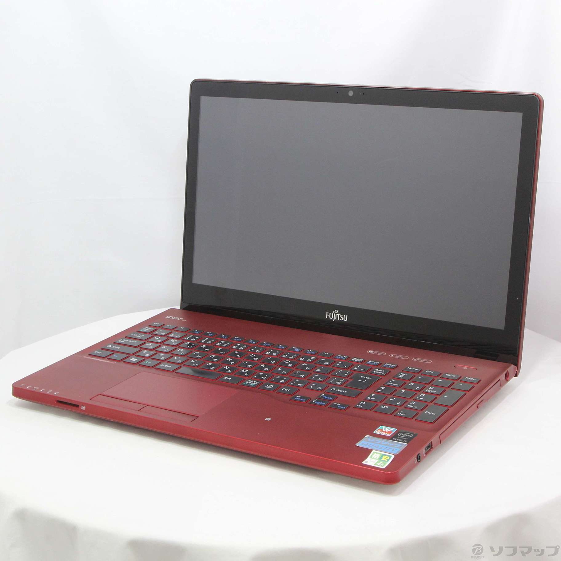 中古】格安安心パソコン LIFEBOOK AH77／U FMVA77URKS ガーネットレッド [2133046130726] -  リコレ！|ビックカメラグループ ソフマップの中古通販サイト