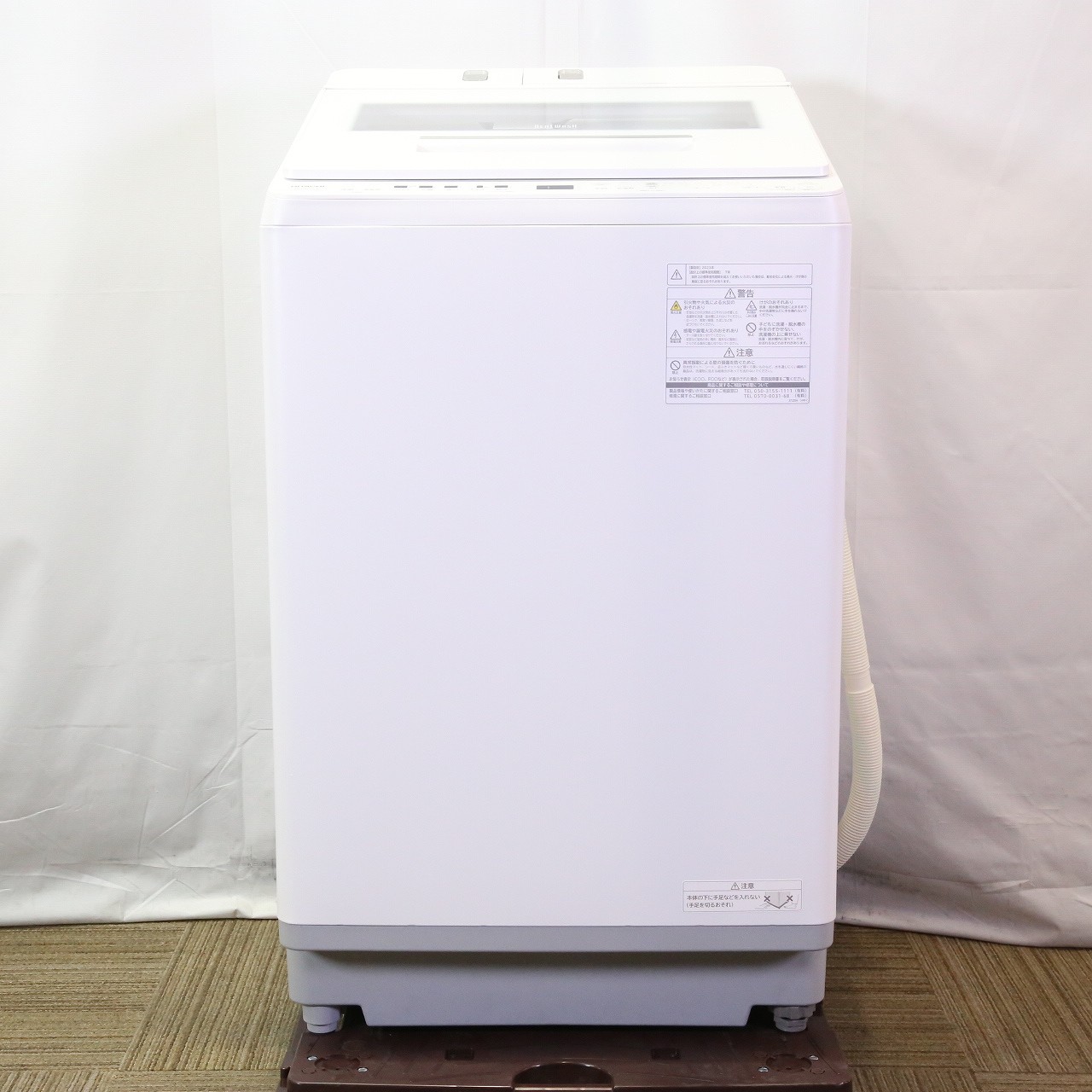中古】〔中古品〕 全自動洗濯機 ホワイト BW-X120H-W ［洗濯12.0kg 